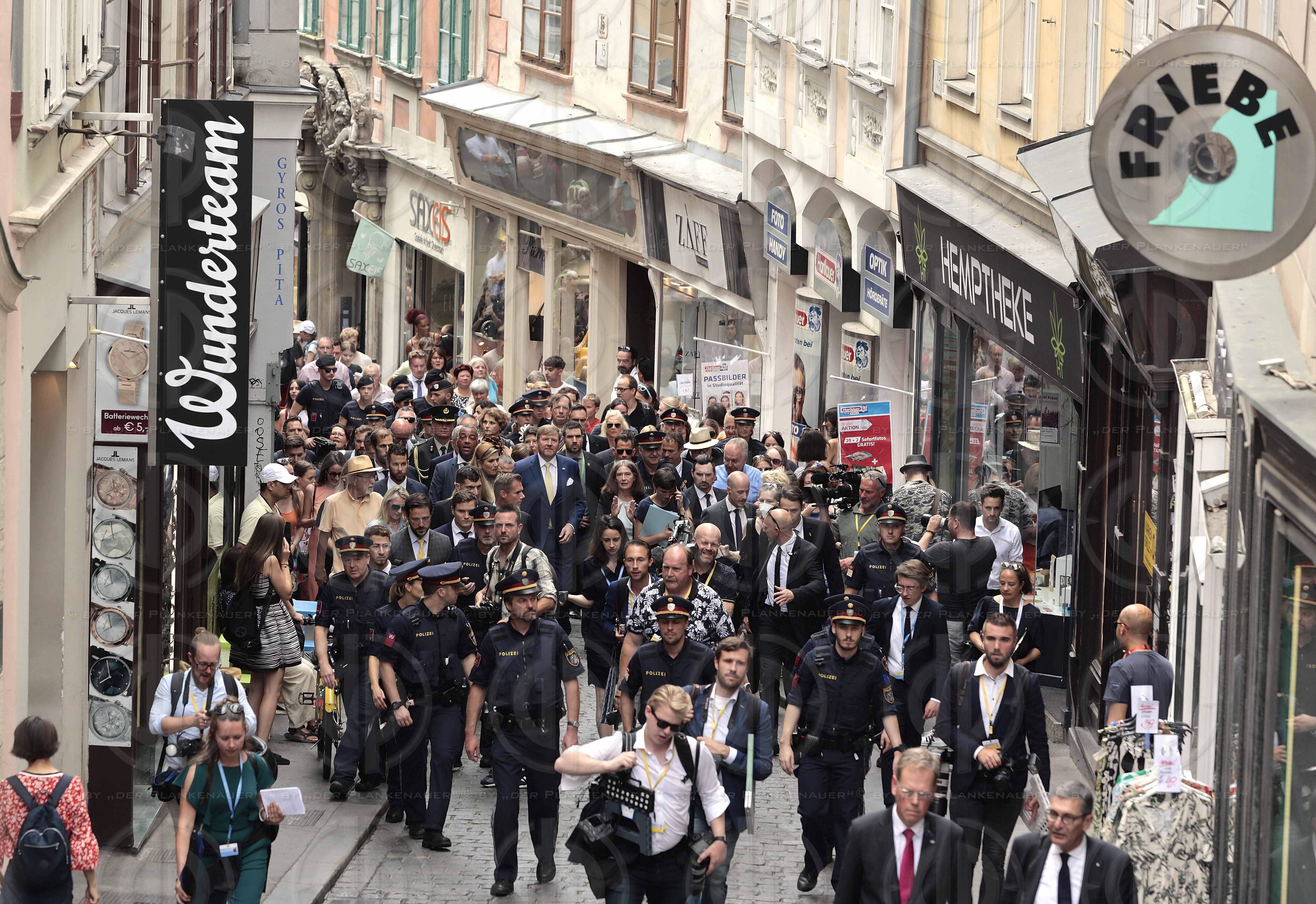 Staatsbesuch Königreich der Niederlande, Graz am 29.06.2022