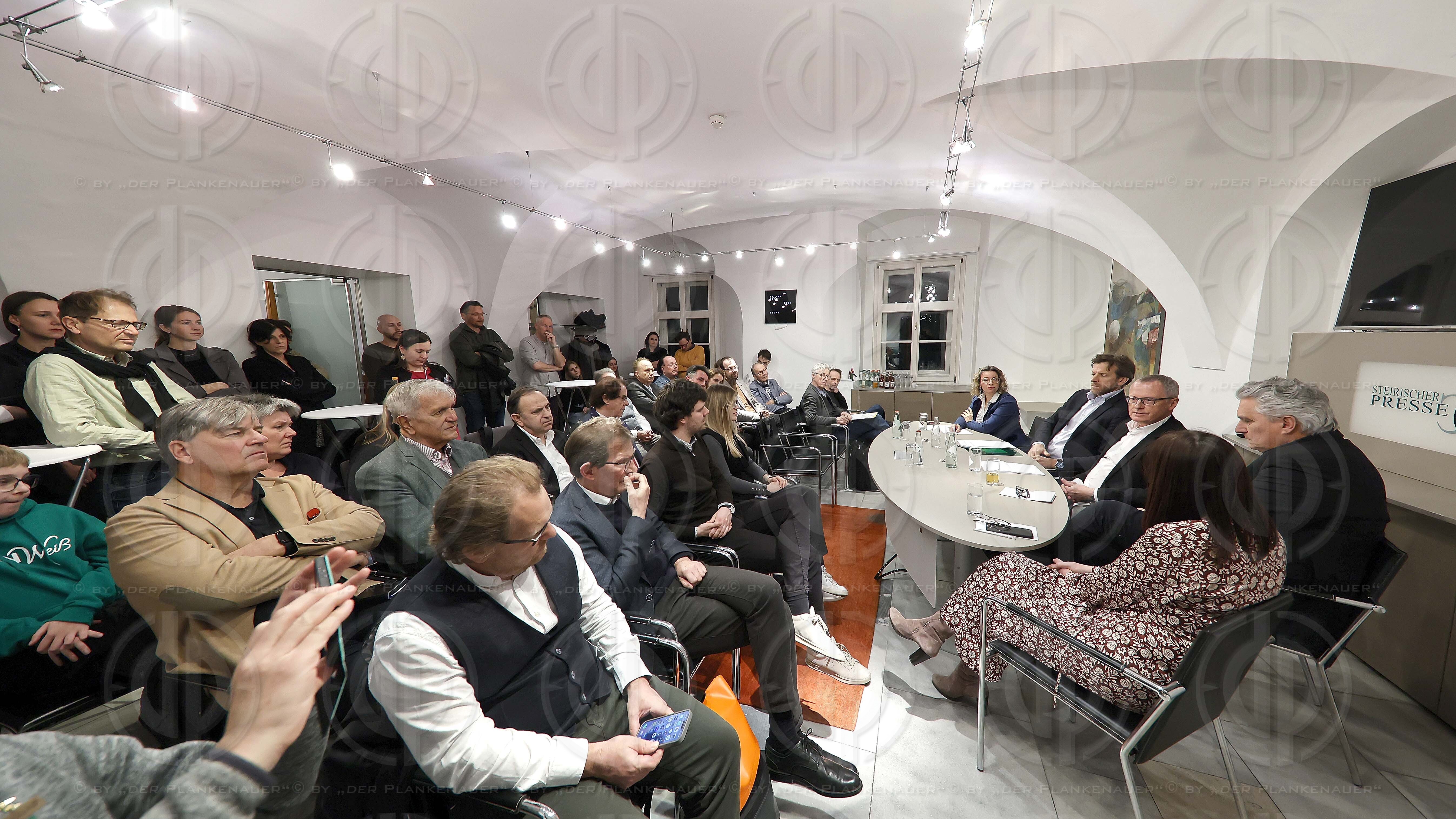 Presseclub Stmk.: Runde der Chefredakteure am 26.02.2024