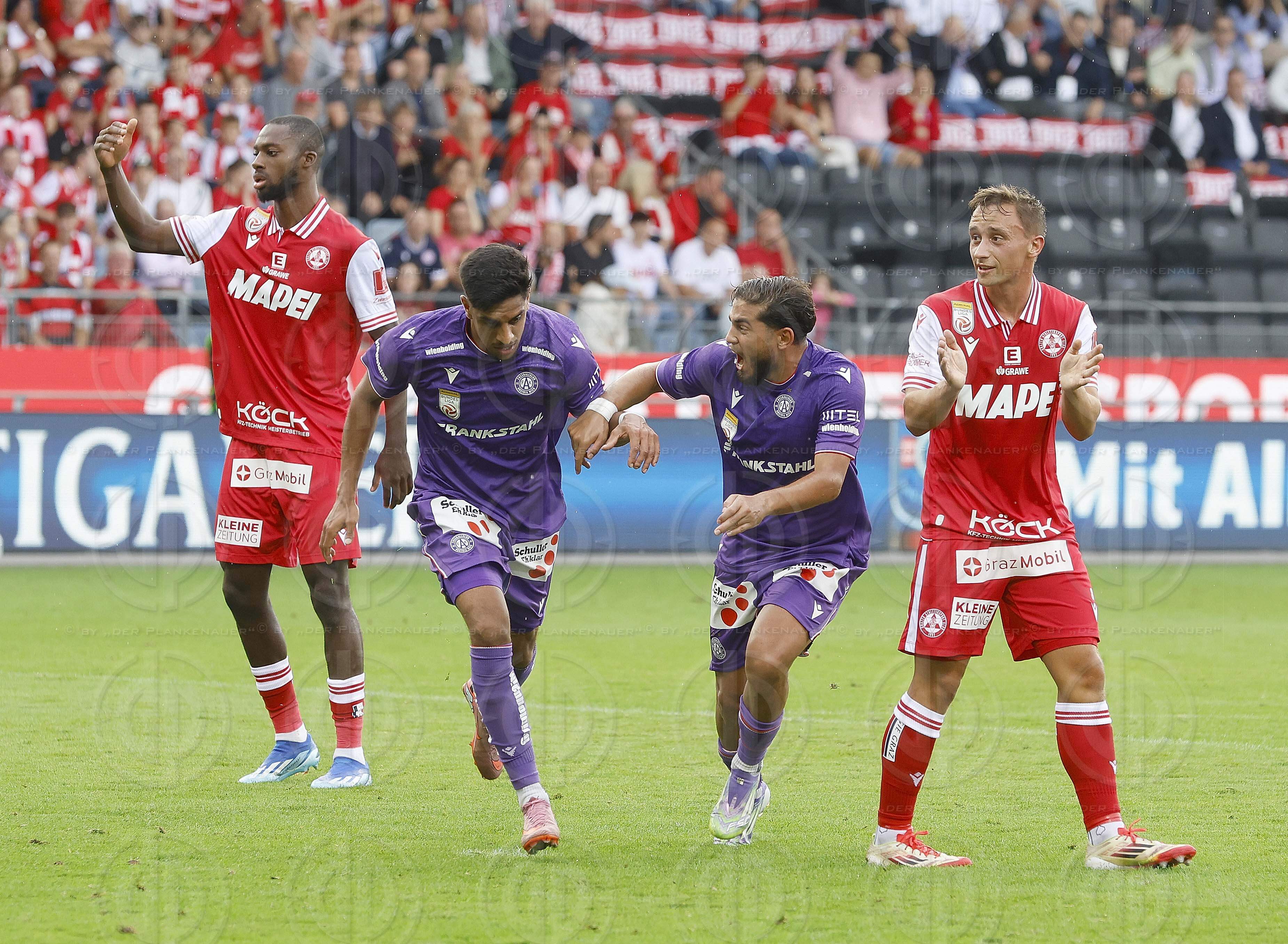 GAK 1902 vs. Austria Wien (2:2) am 03.08.2025