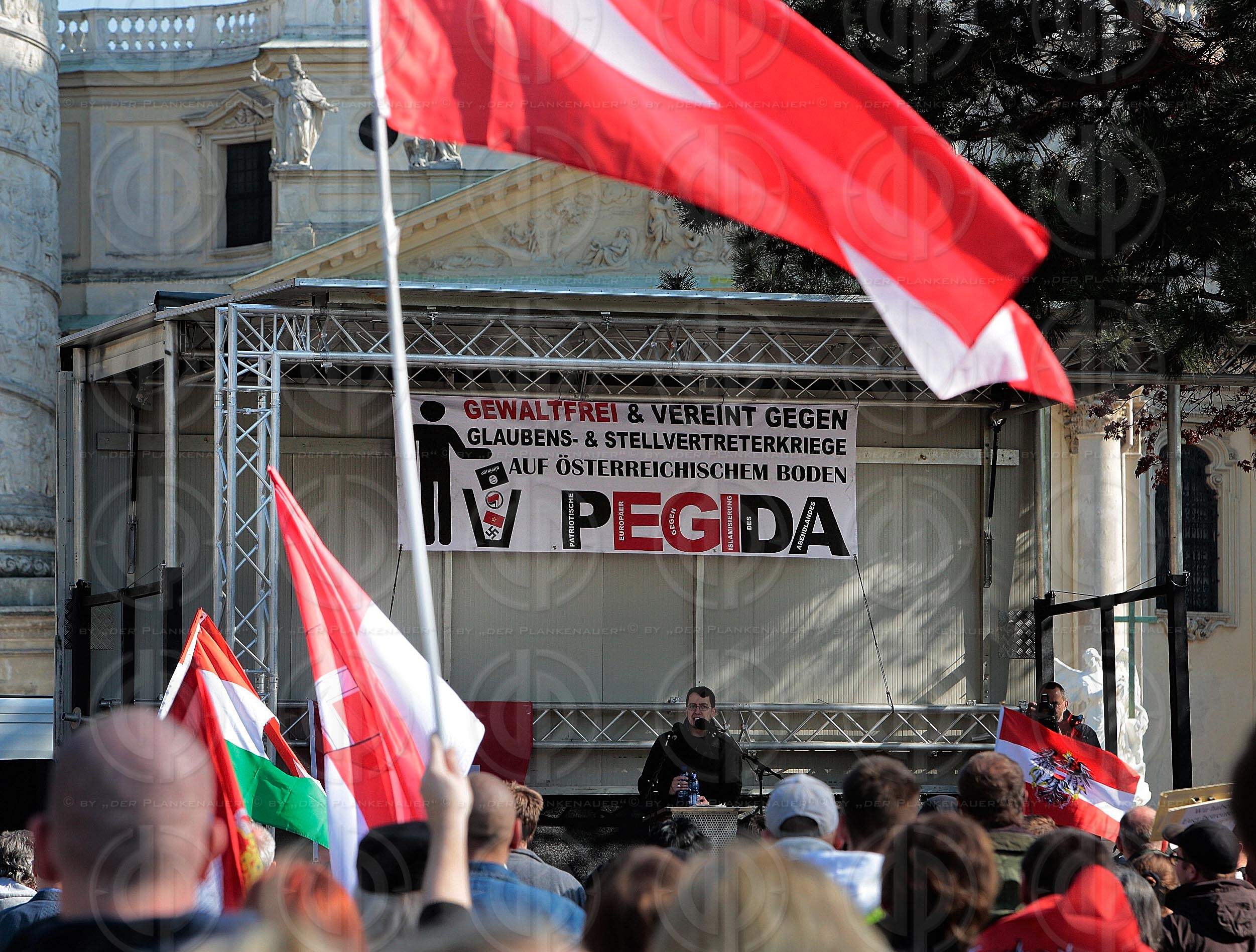PEGIDA Demo und Gegendemo NO PEGIDA