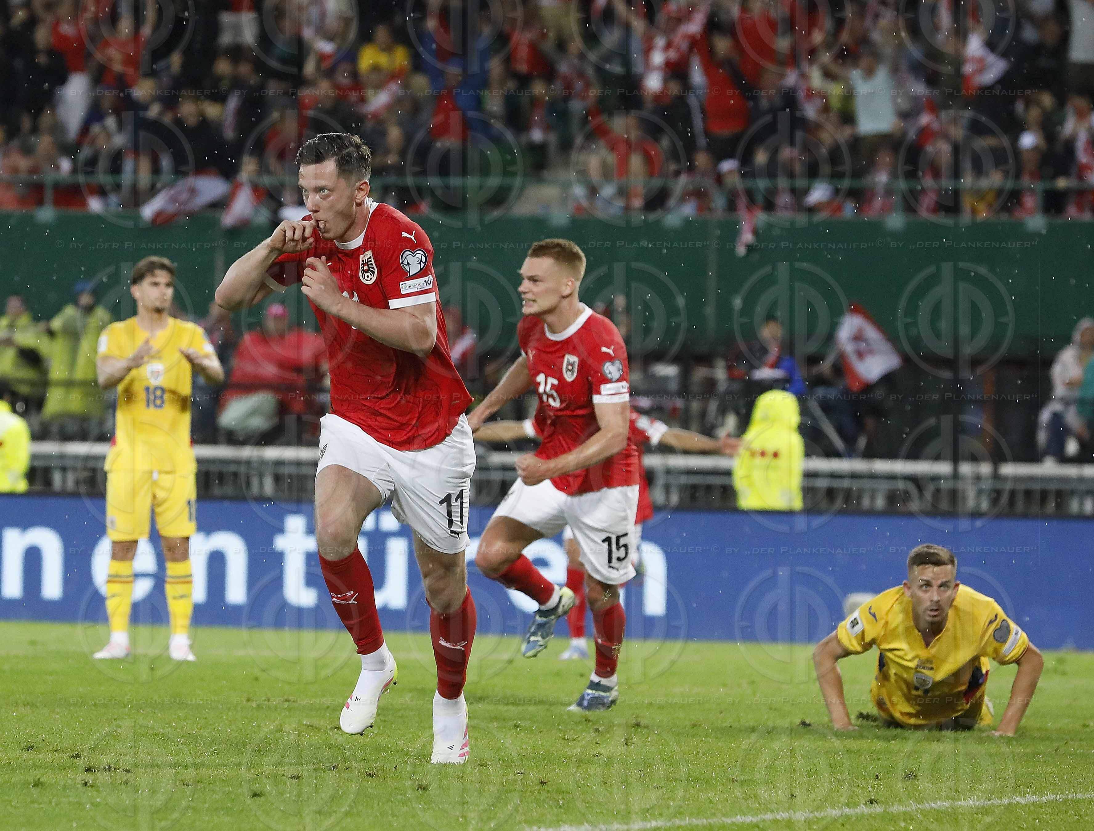European Qualifiers 2024-2026 Österreich vs. Rumänien (2:1) am
