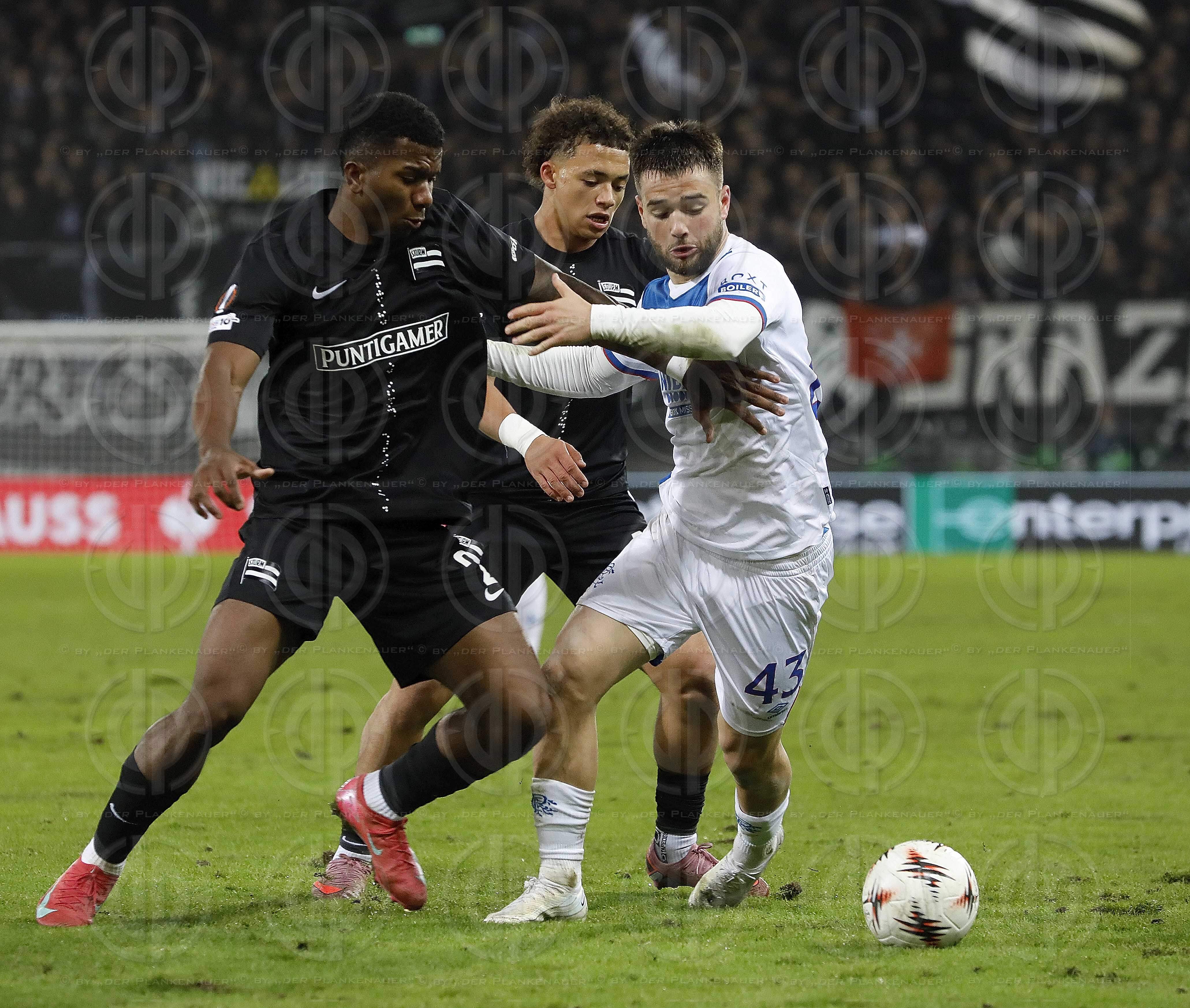 UEL SK Sturm vs. Rangers F.C. (2:1) am 02.10.2025