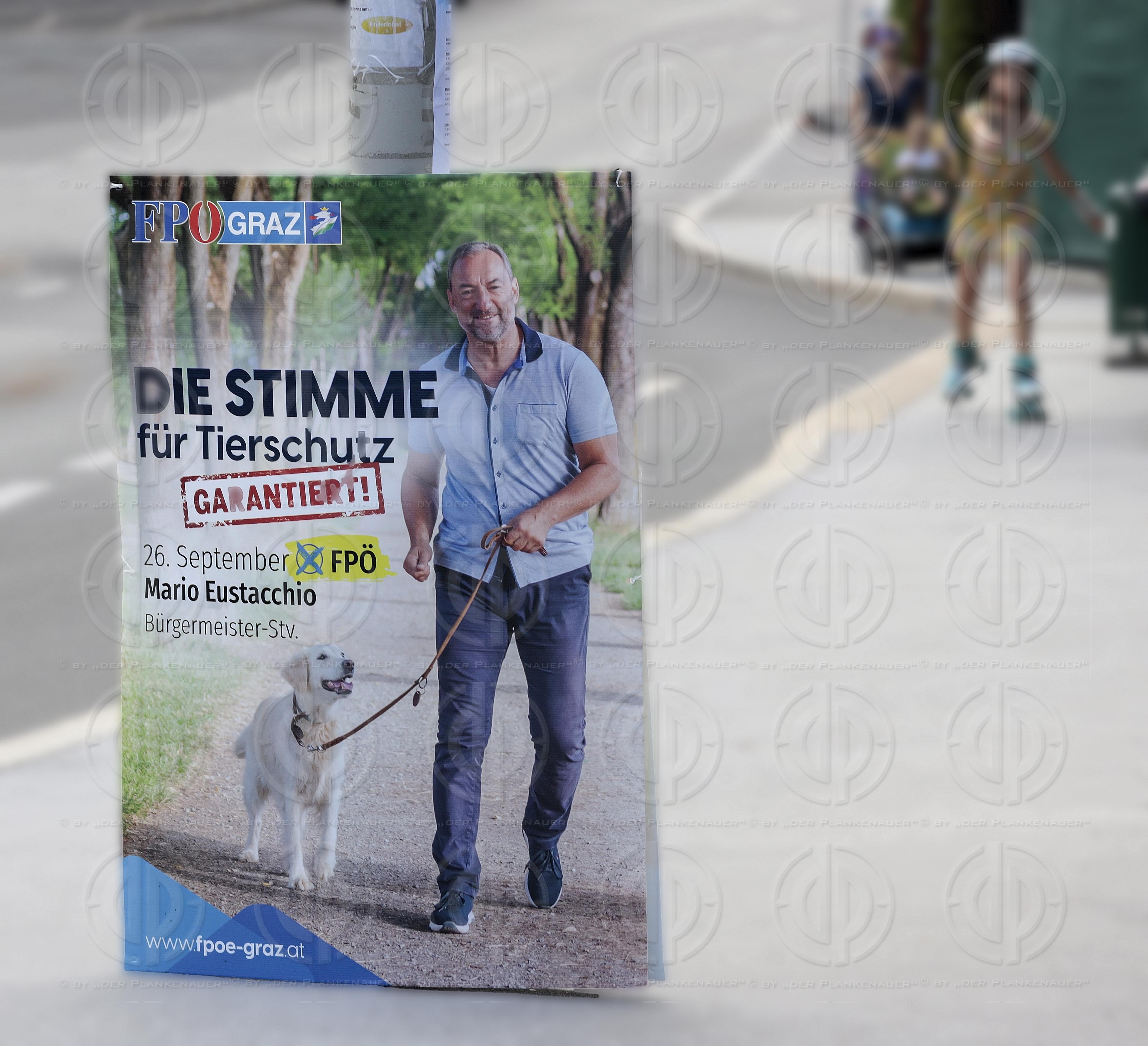 GR-Wahl 2021 Graz - Wahlplakate