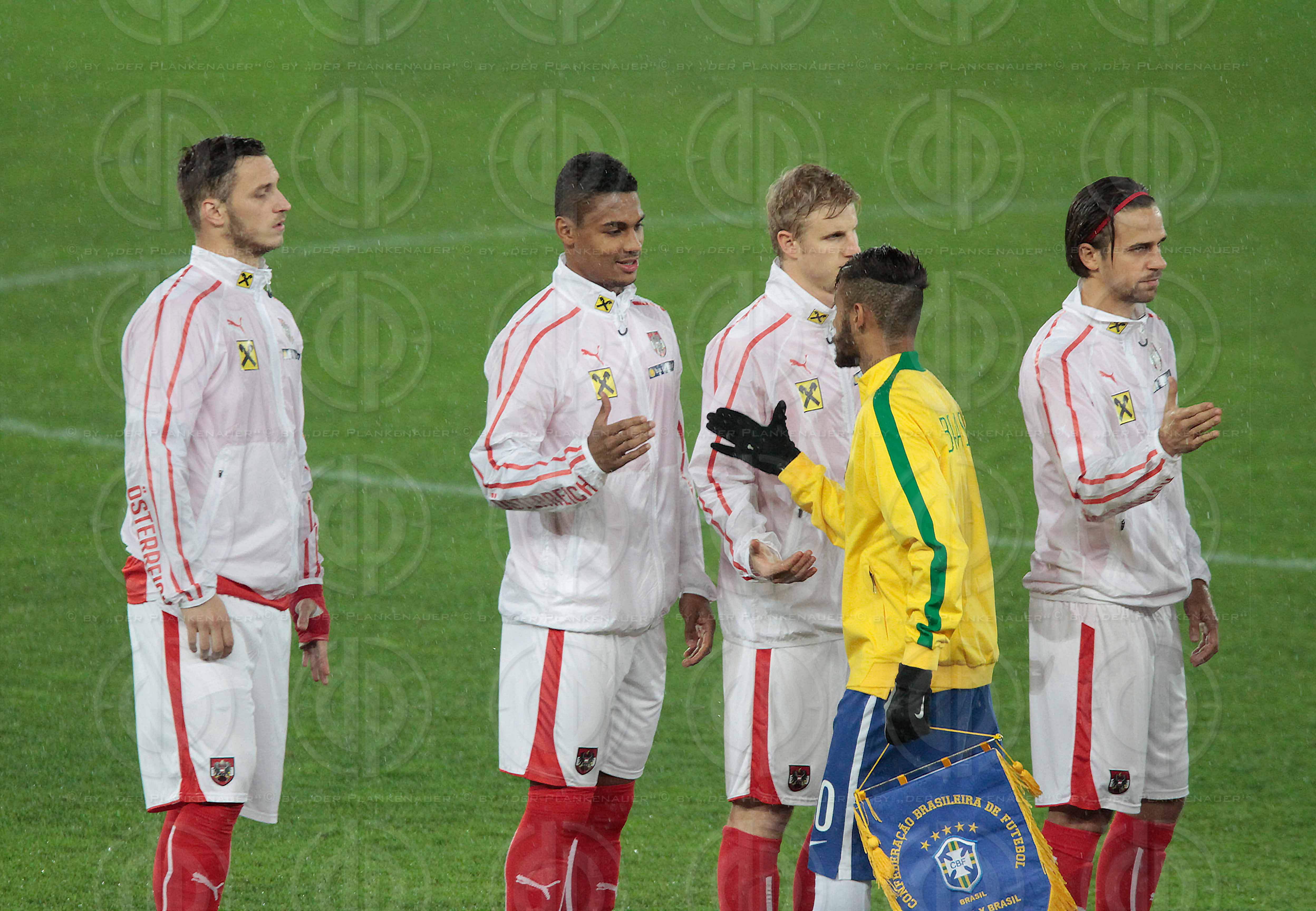Freundschaftliches Laenderspiel Oesterreich vs. Brasilien (1:2 )