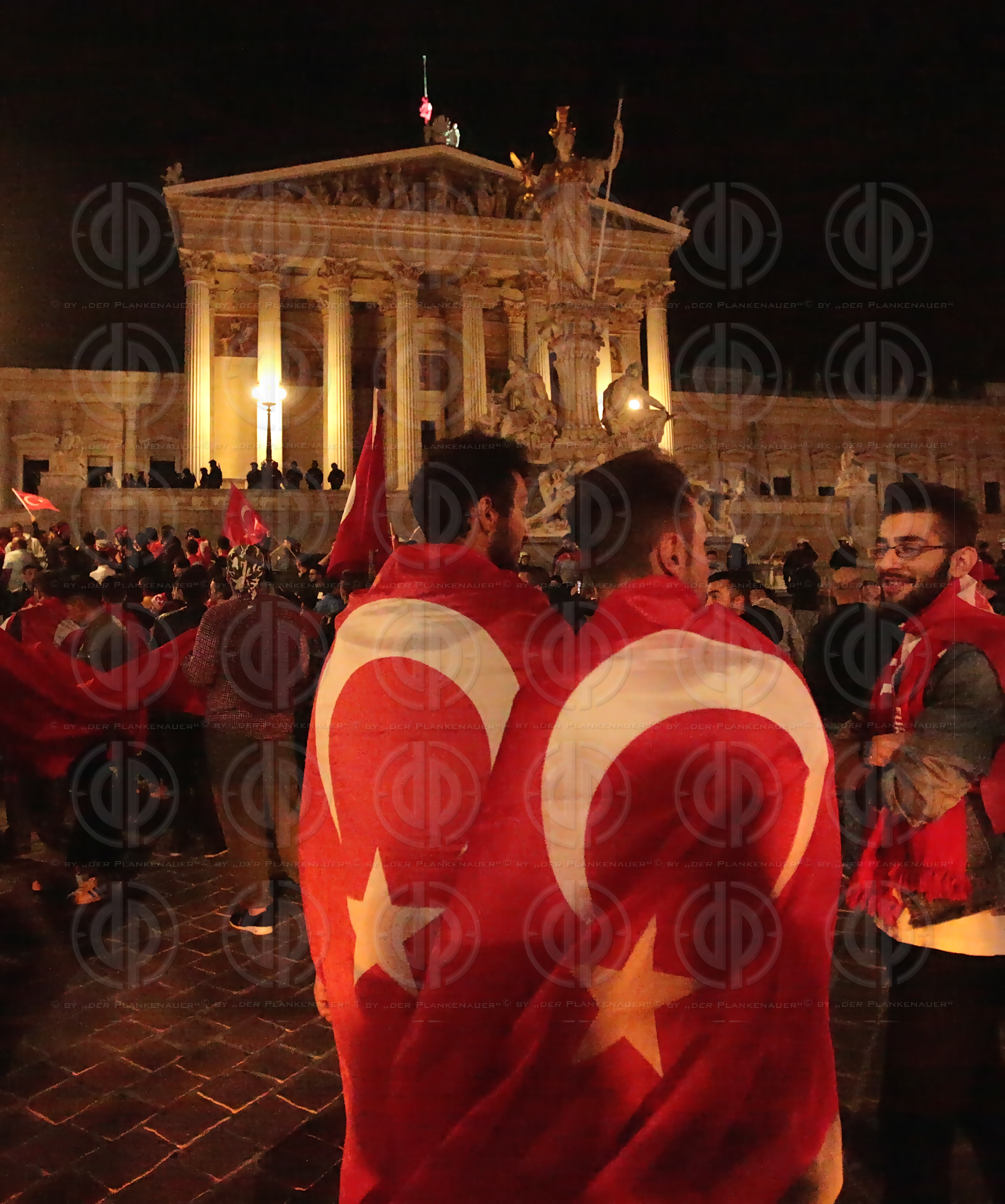 Militaerputsch Tuerkei - Demo in Wien