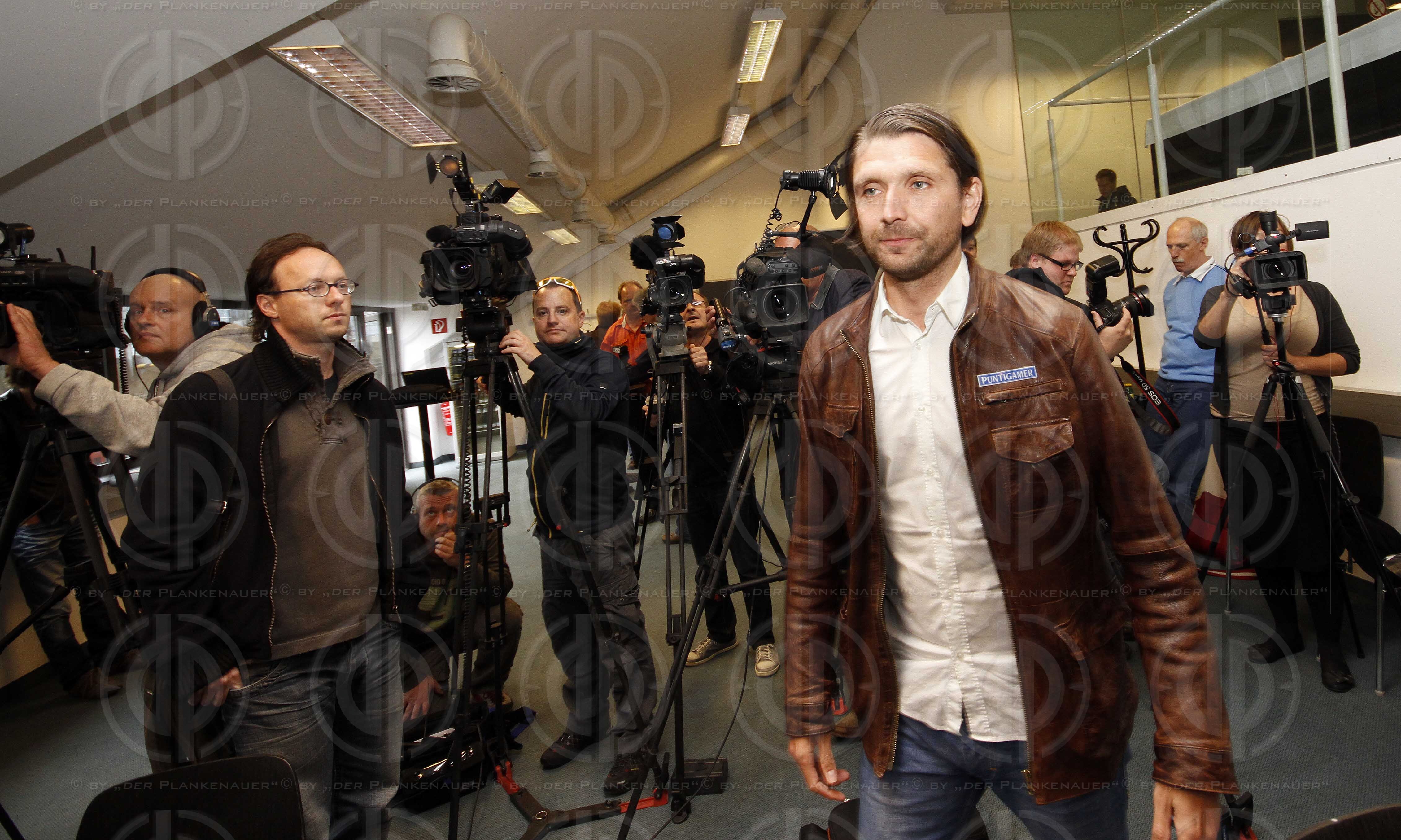 SK Sturm Pressekonferenz neuer Trainer