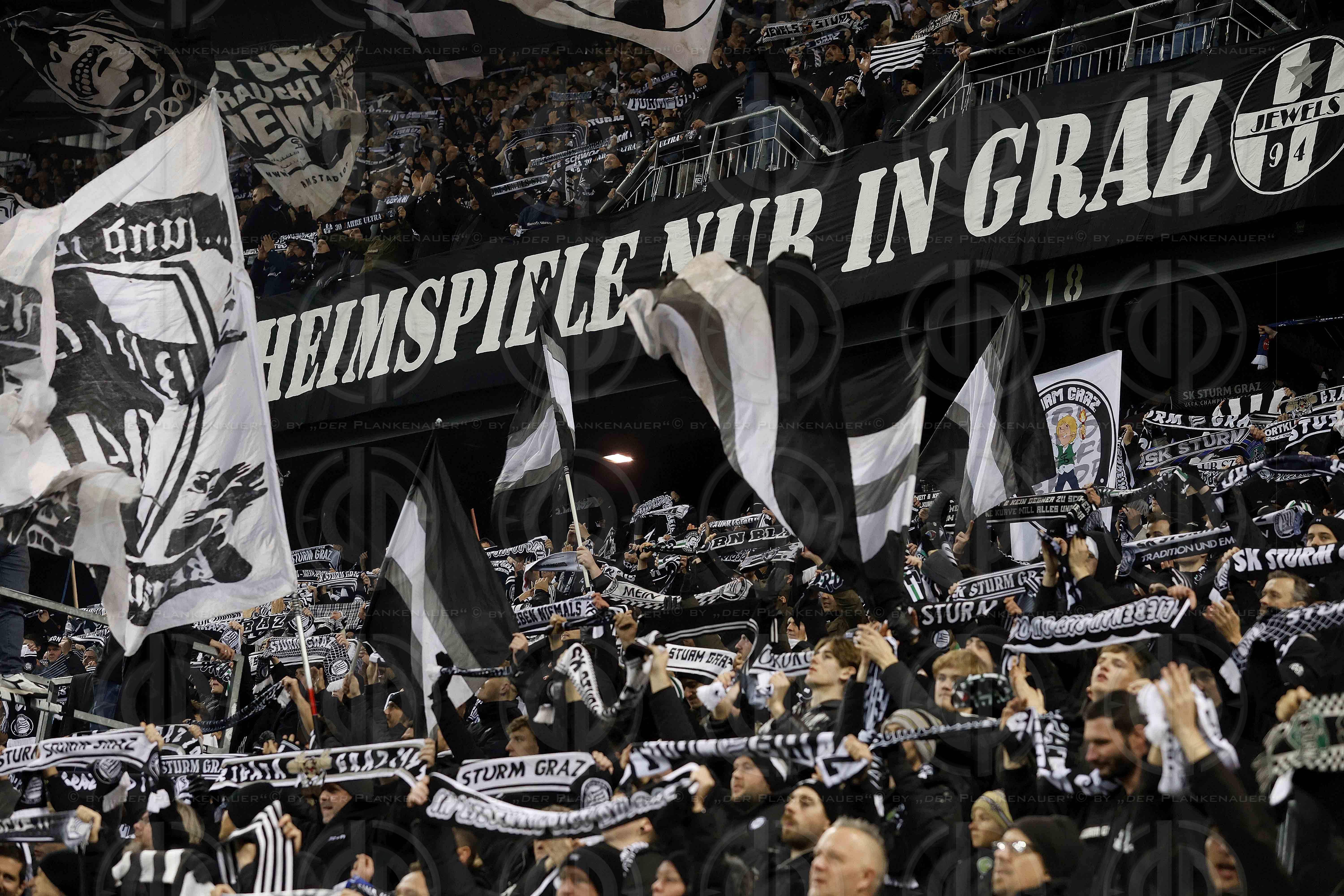 UEFA Champions League SK  Sturm vs. Girona (1:0) in Klagenfurt a