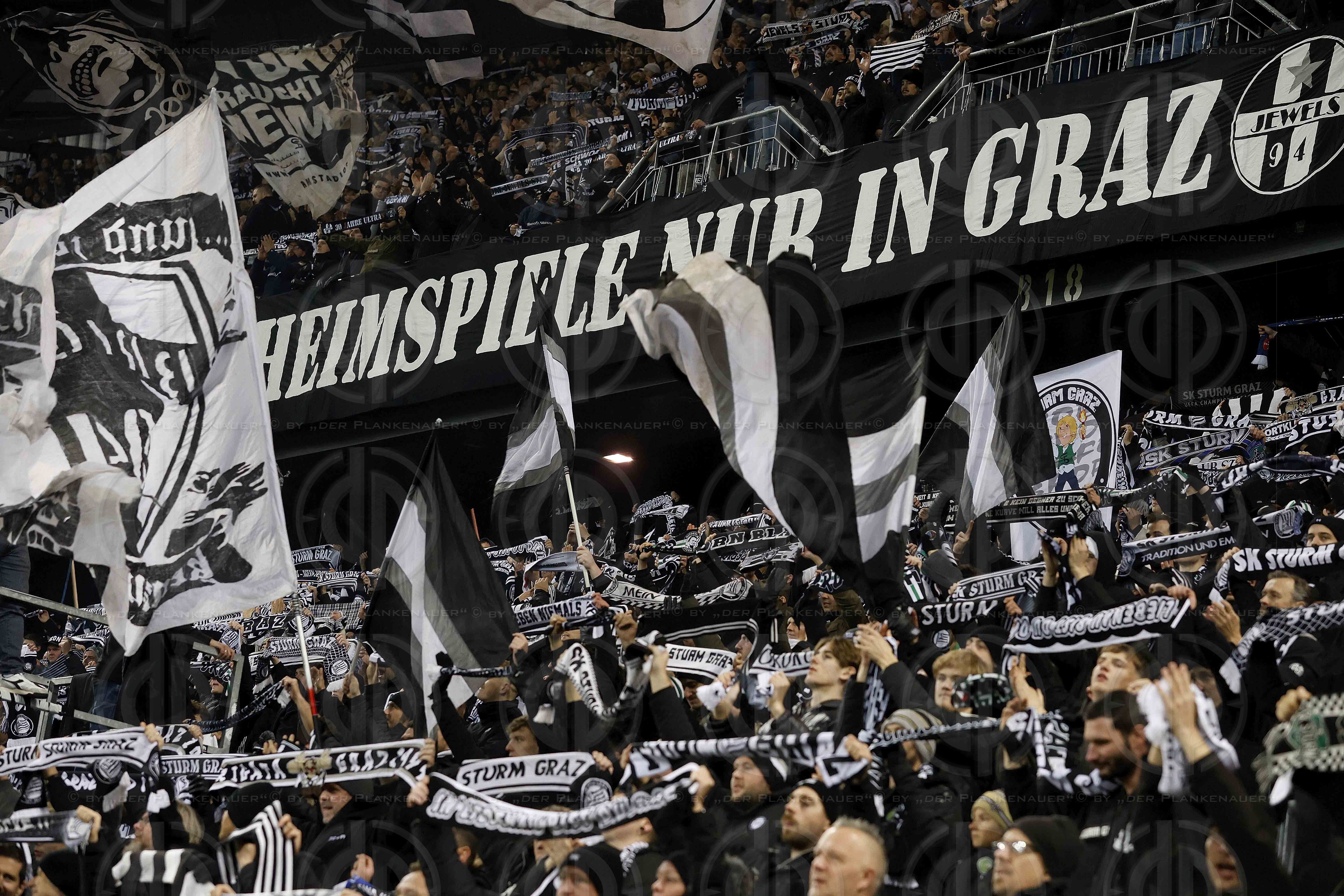 UEFA Champions League SK  Sturm vs. Girona (1:0) in Klagenfurt a