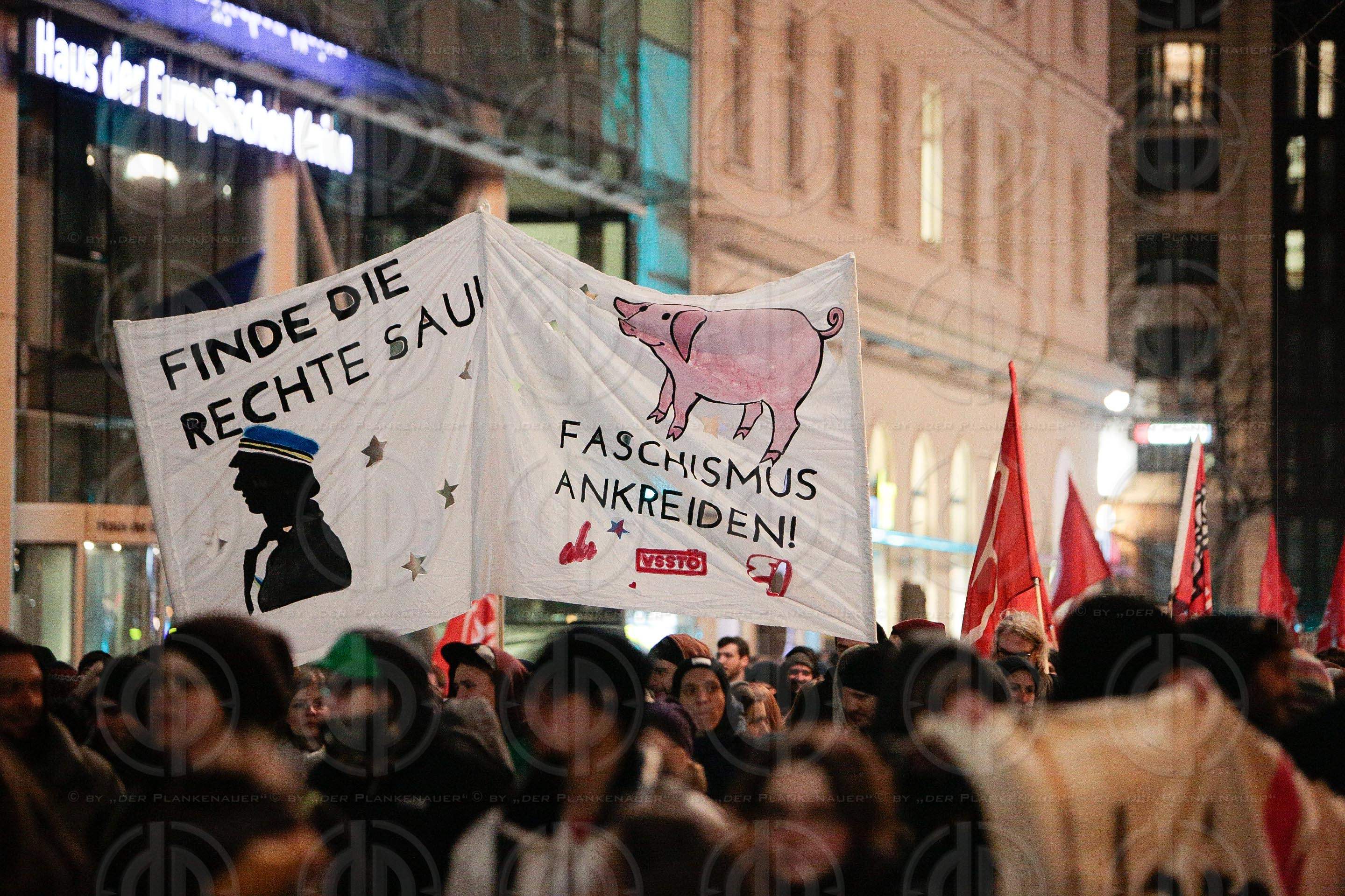 Demos rund um den Akademikerball 2016