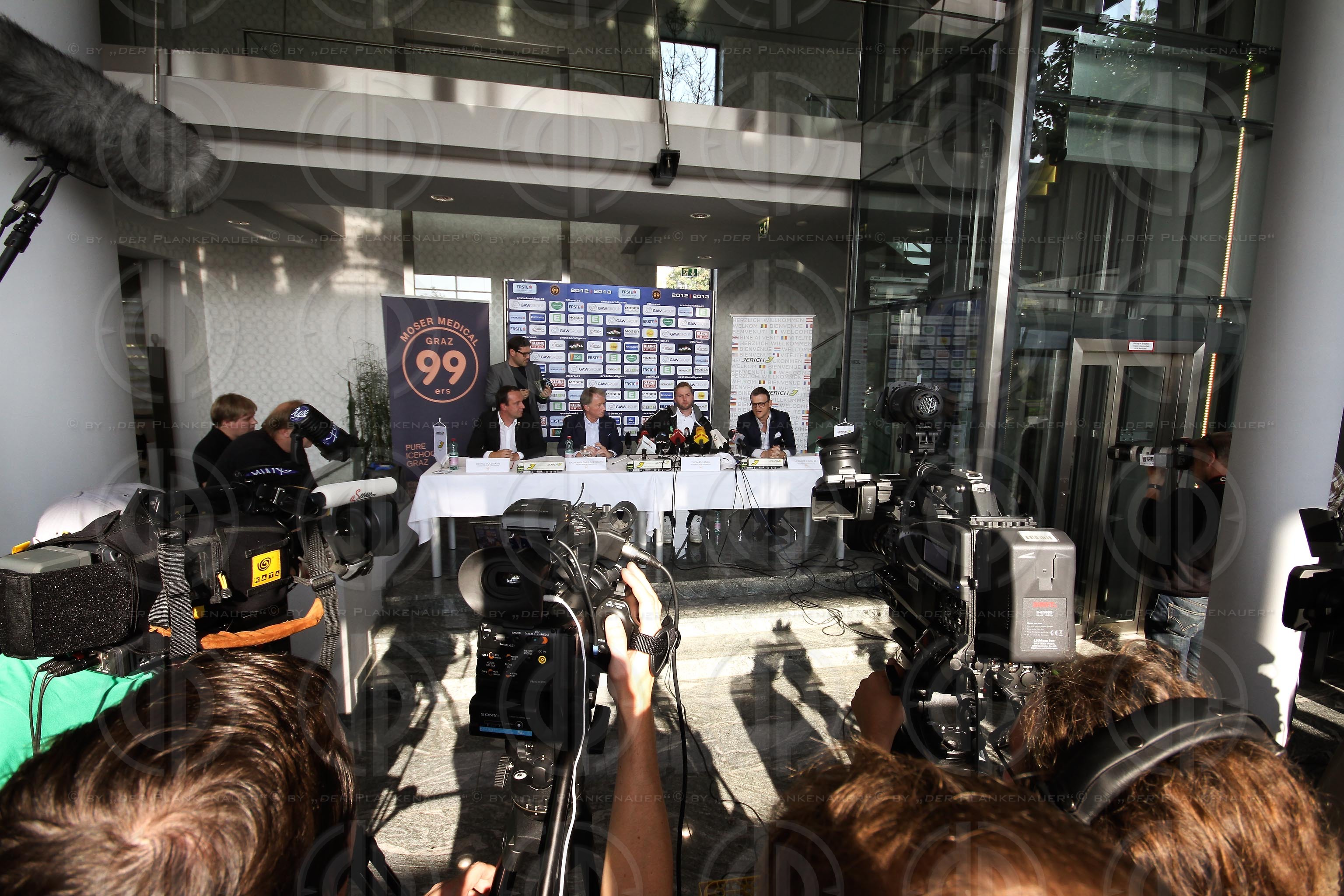 PK Thomas Vanek bei den Graz 99ers