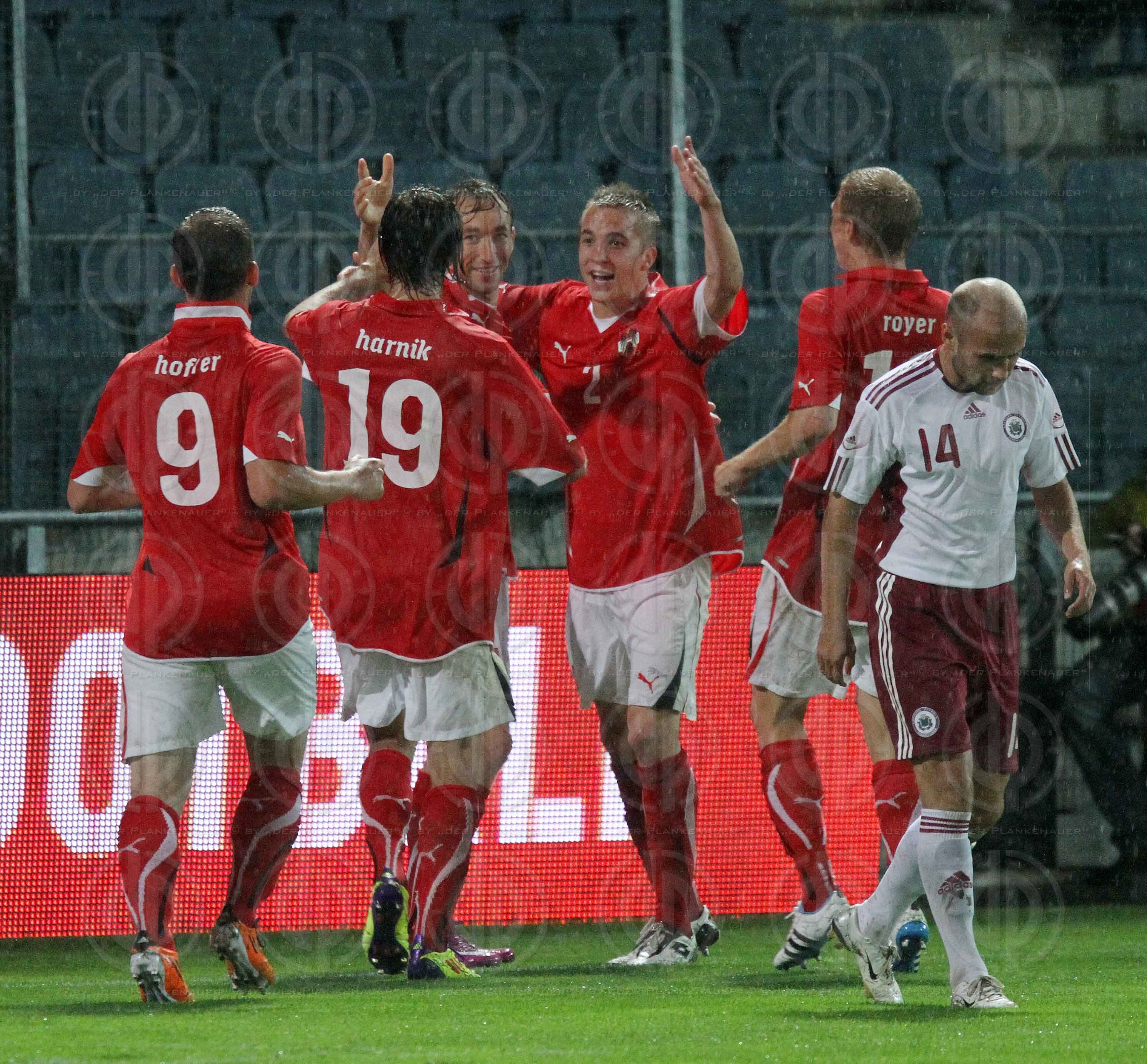 Burgenland Länderspiel Österreich vs. Lettland
