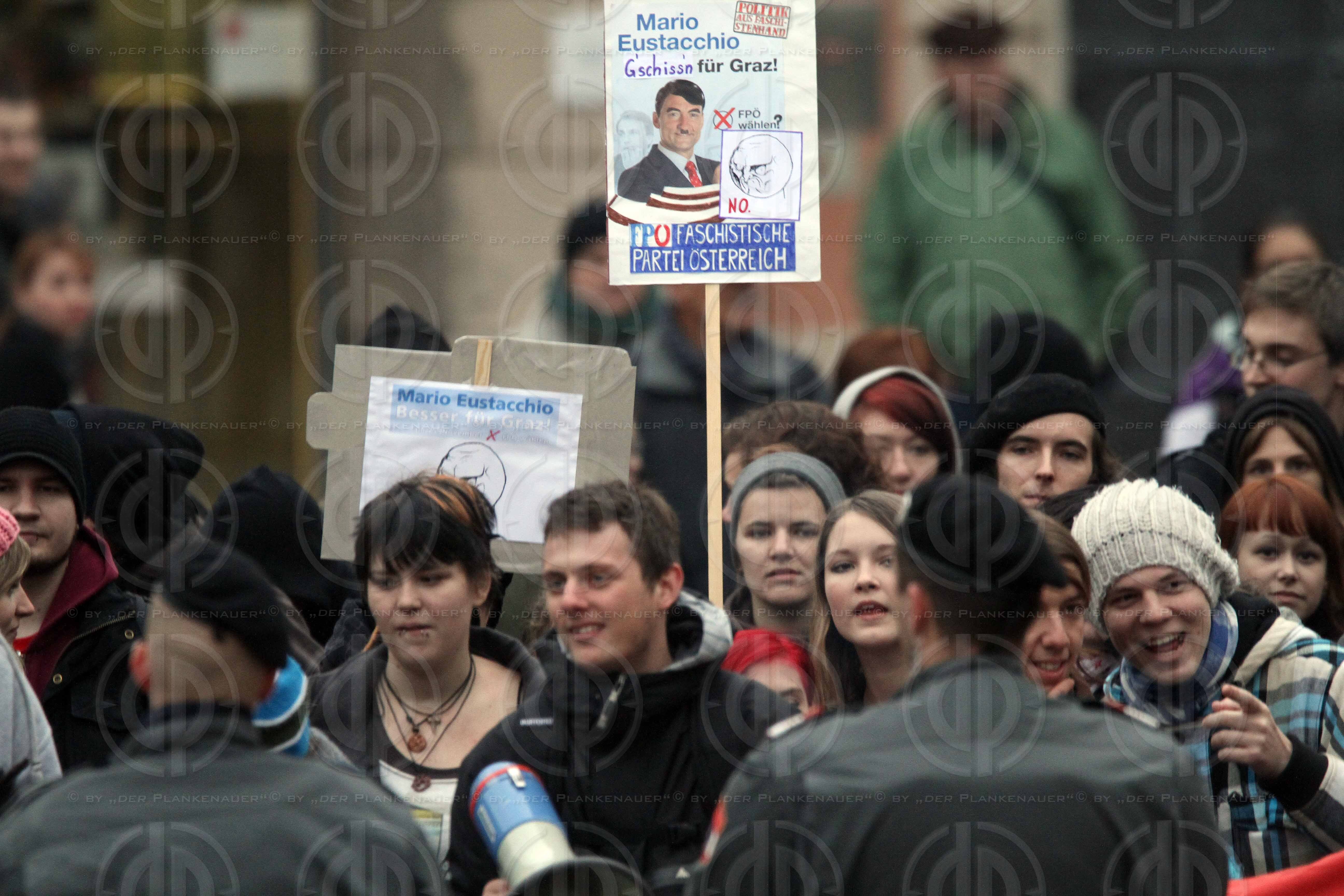 GR Wahl Graz 2012 - Schlusskundgebung FPÖ