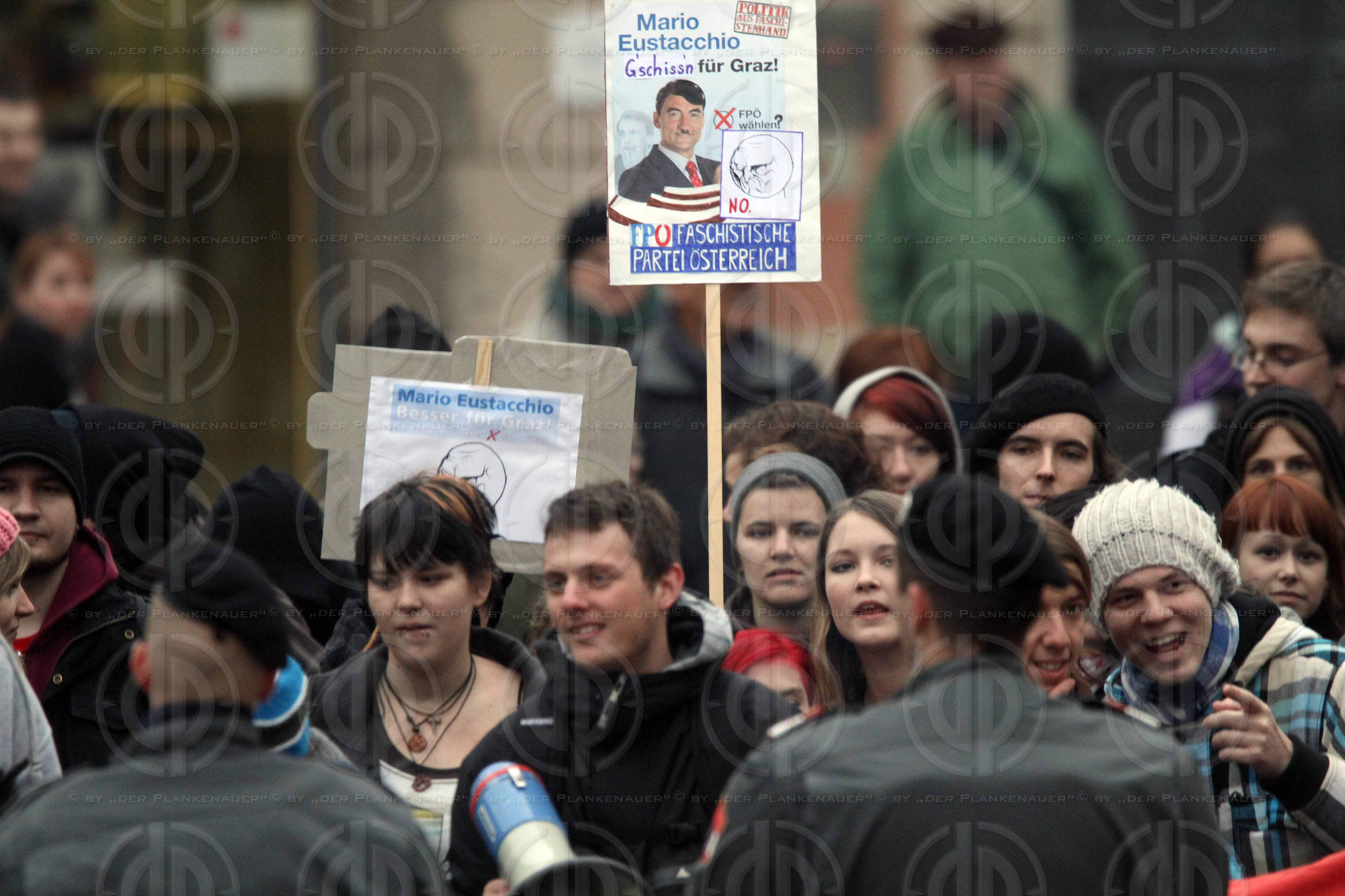 GR Wahl Graz 2012 - Schlusskundgebung FPÖ