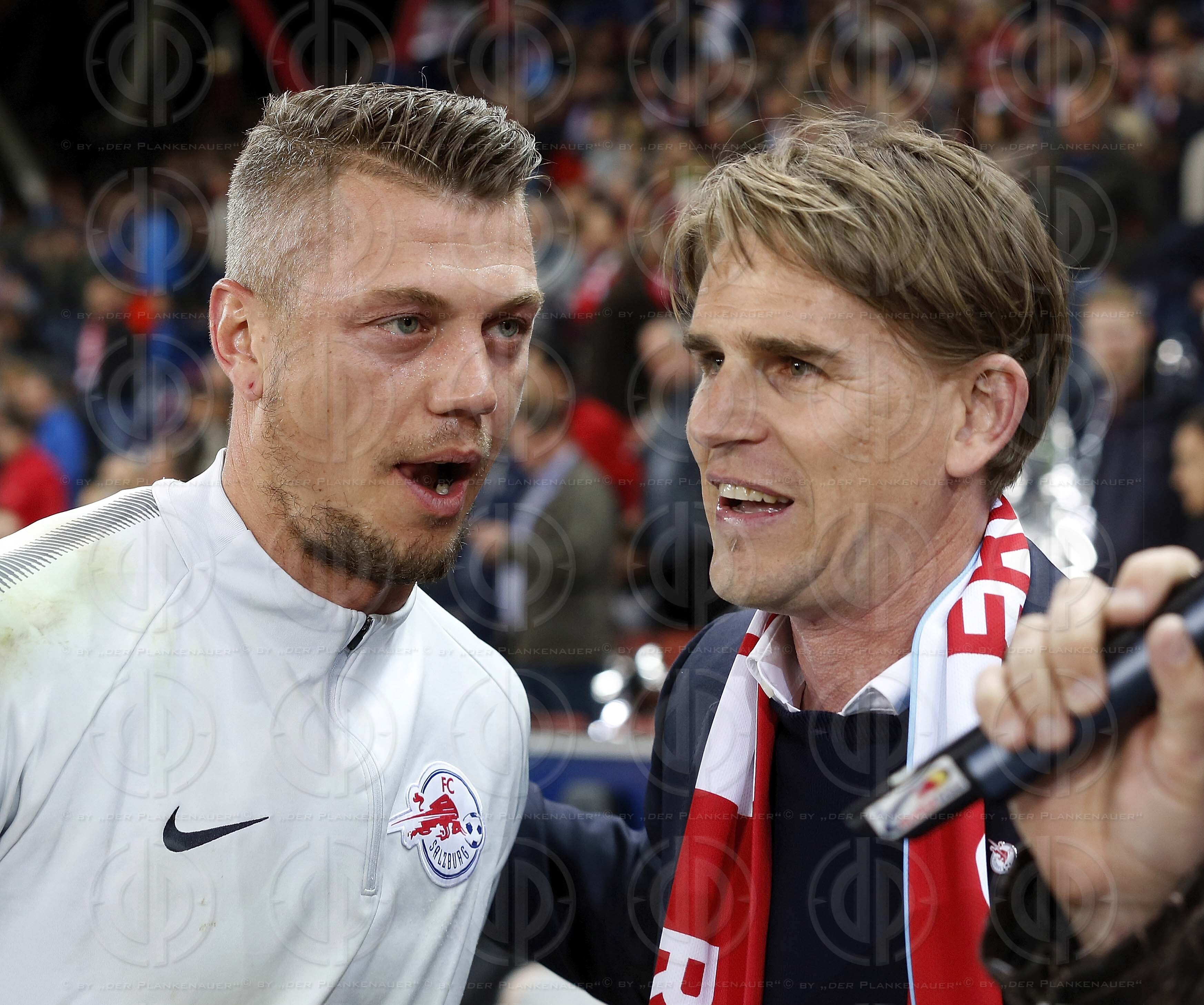 EL FC Salzburg vs. Lazio Rom (4:1)