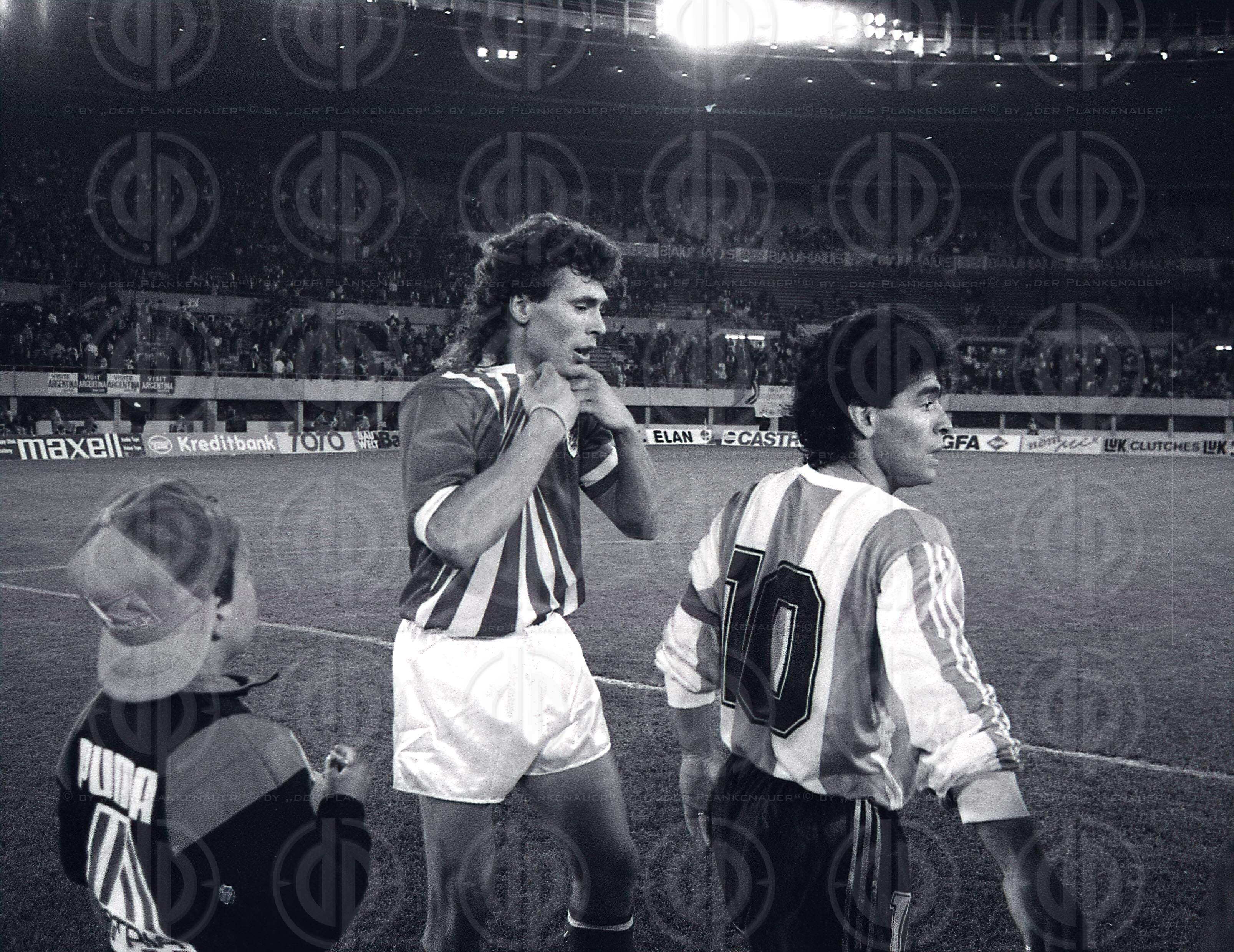 Länderspiel Österreich vs. Argentinien am 03.05.1990