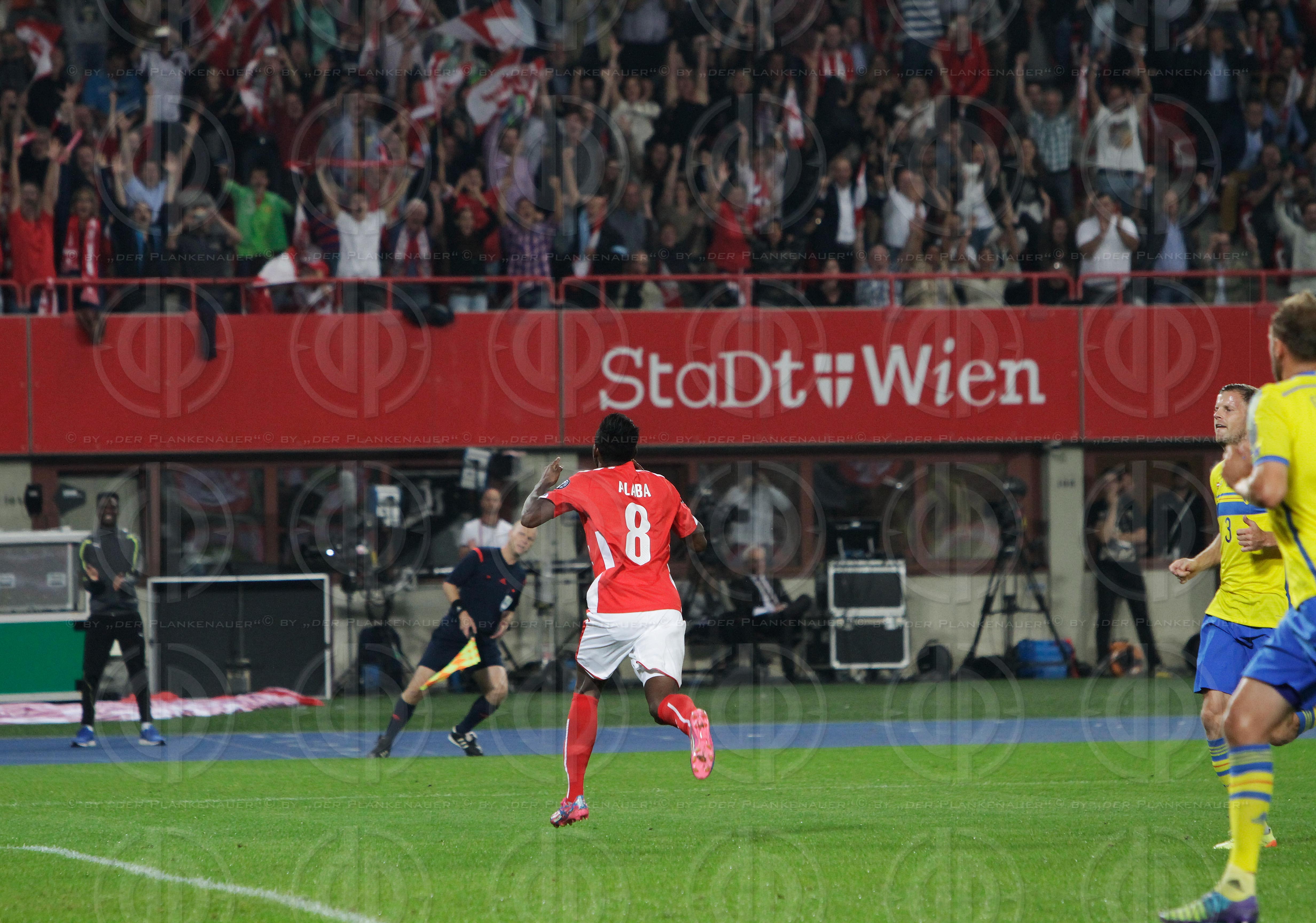 EM 2016-Qualifikationsrunde Oesterreich vs. Schweden (1:1)