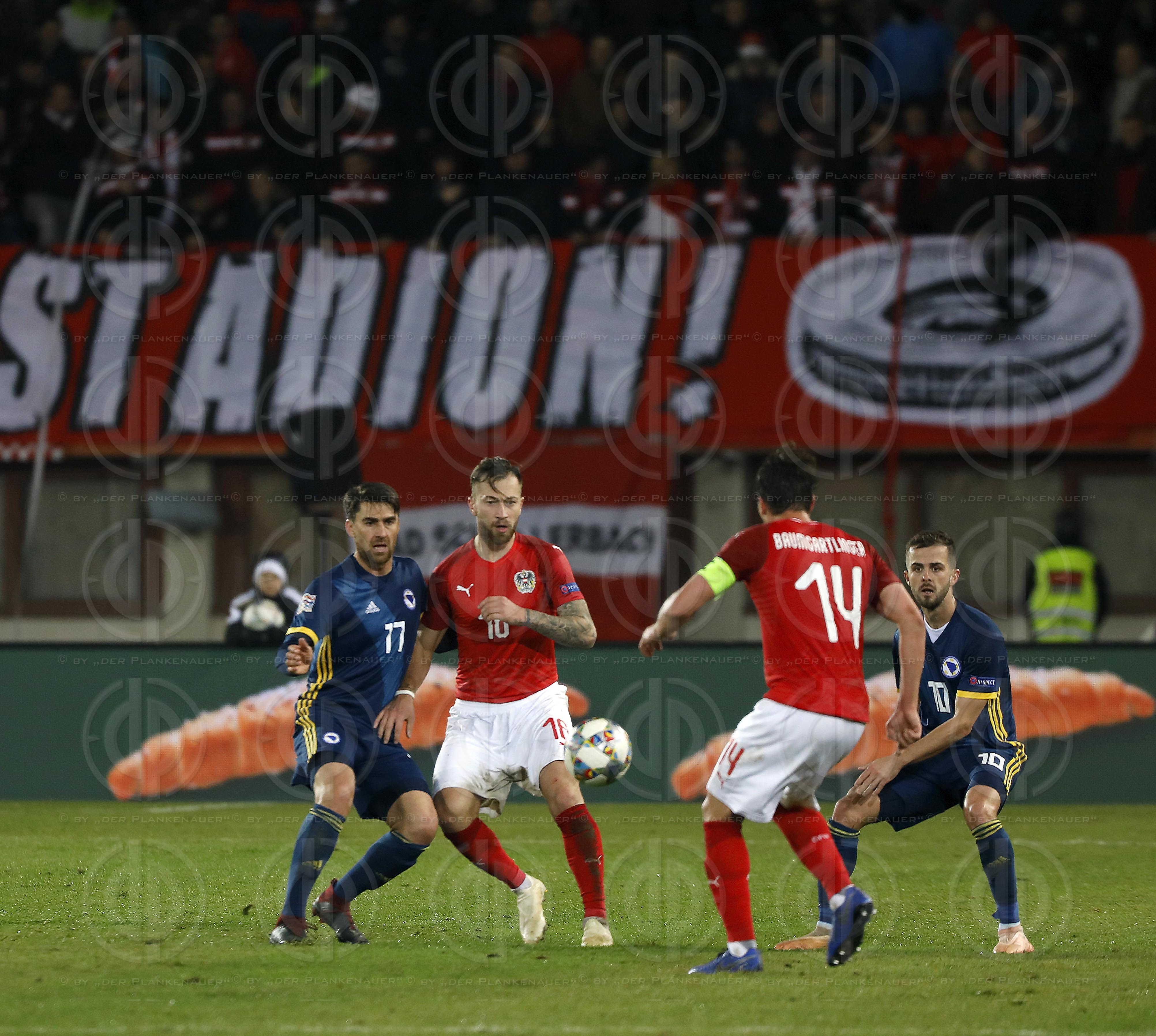 Laenderspiel UNL Oesterreich vs. Bosnien/Herzegowina (0:0)
