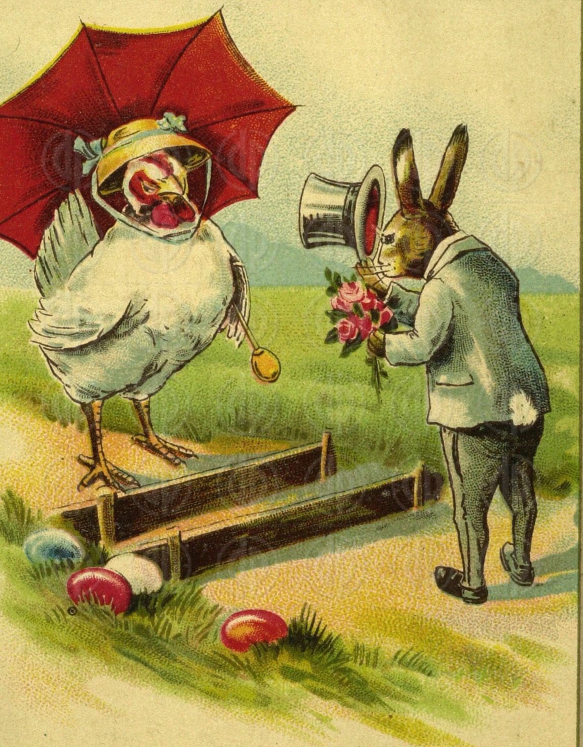 Ostermotiv Osterhase