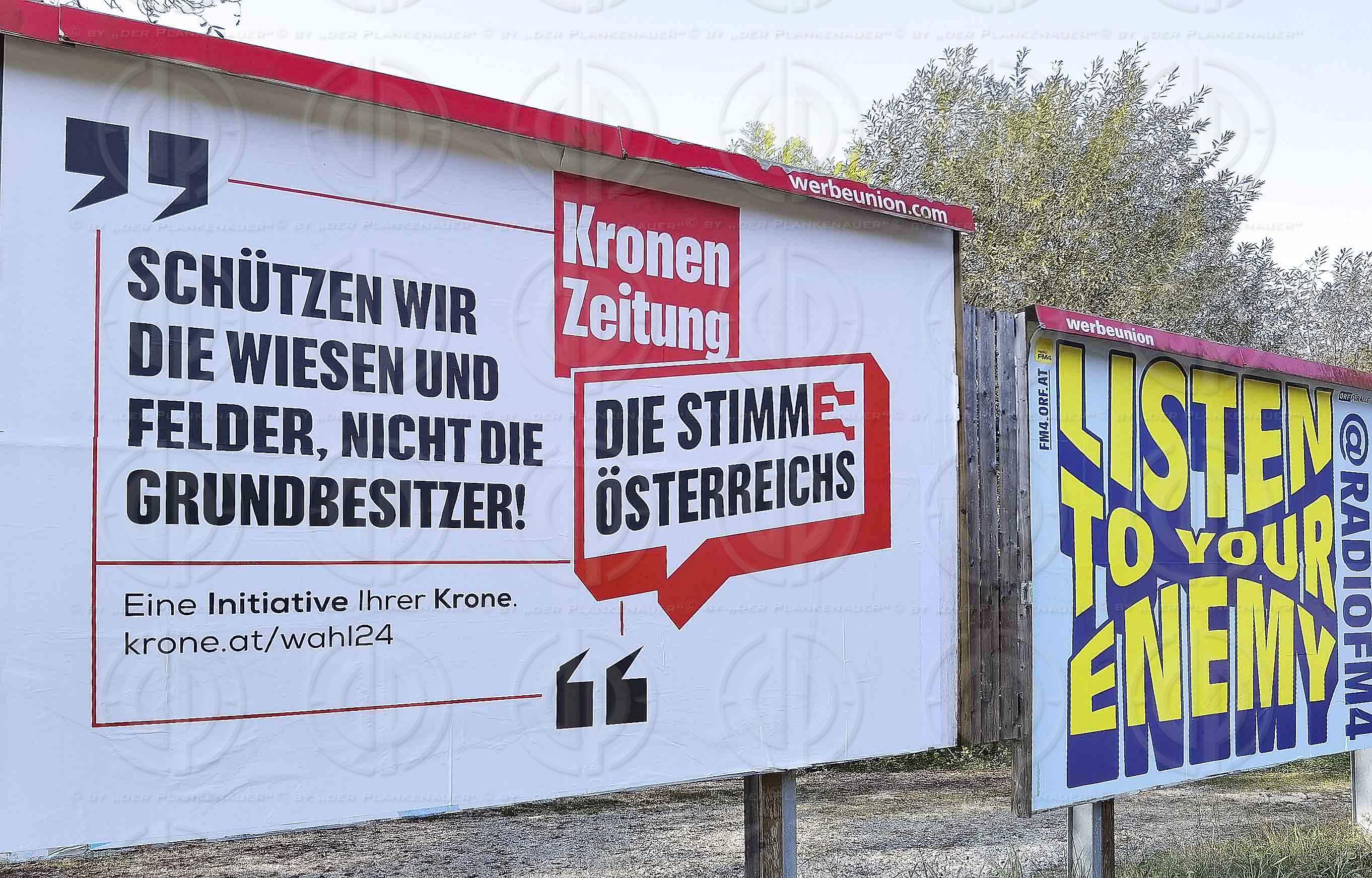 NR-Wahl24 - Wahlplakate am 04.09.2024