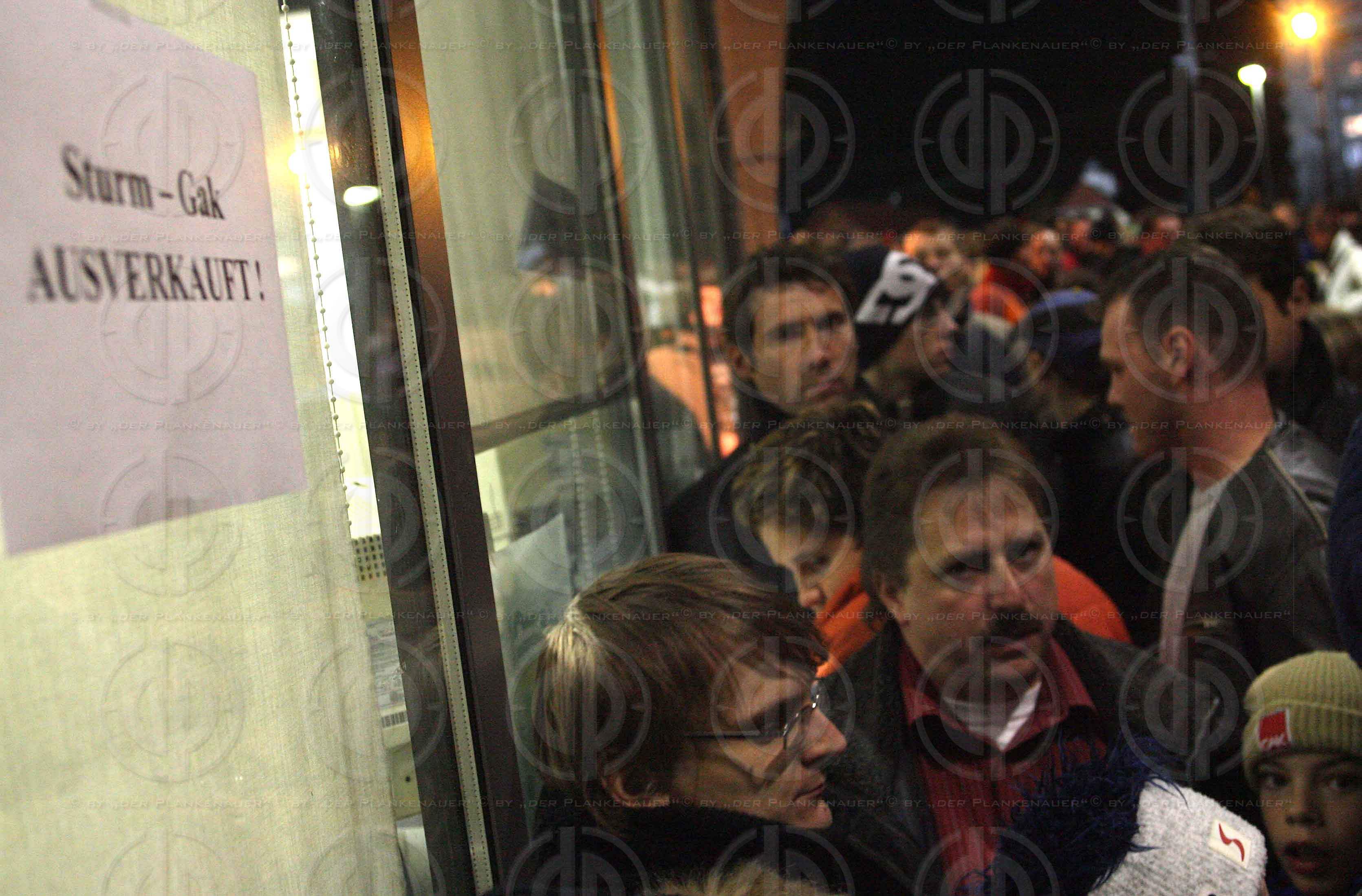 SK Puntigamer Sturm Graz vs. Liebherr GAK (0:2)