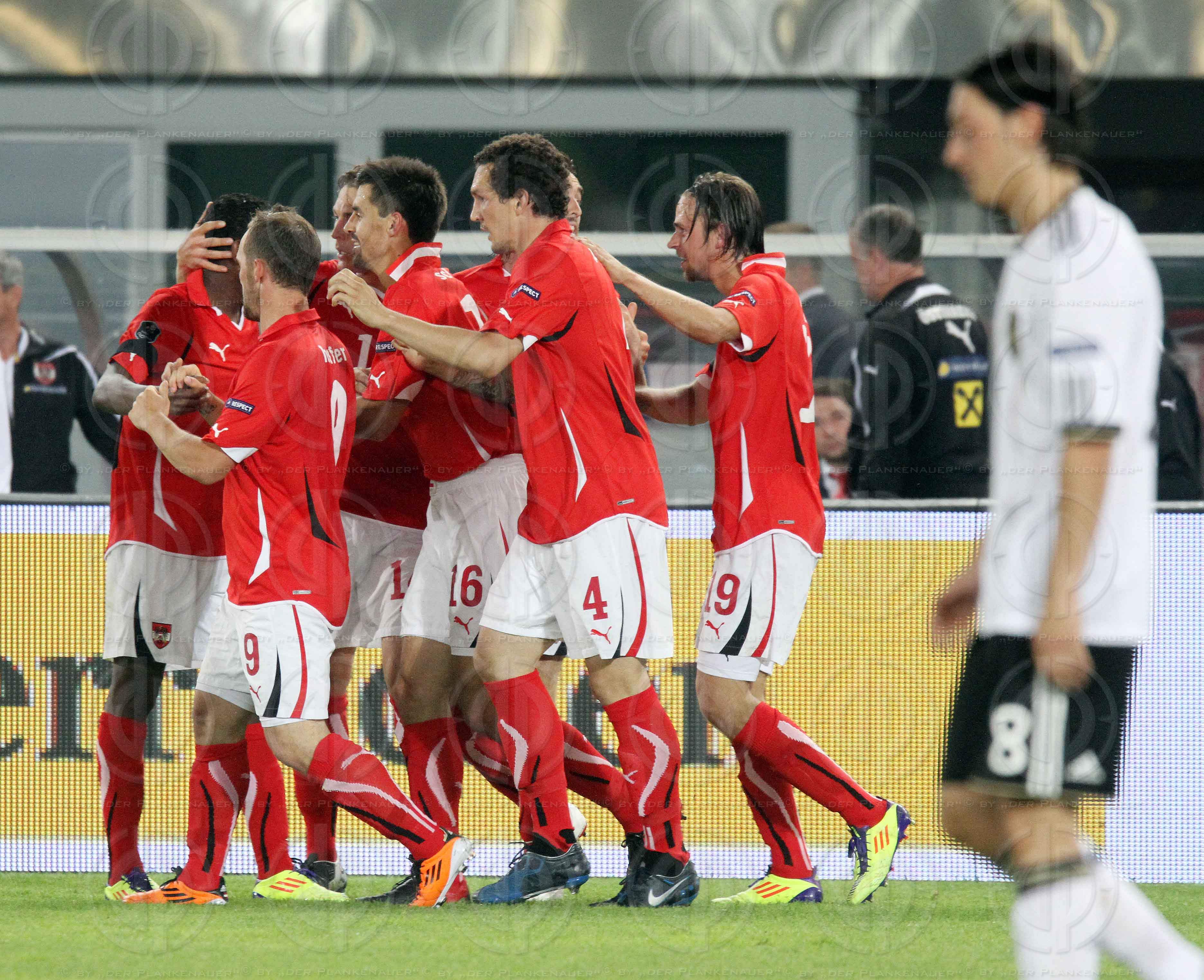 Qualifikation zur UEFA EURO 2012 Österreich vs. Deutschland