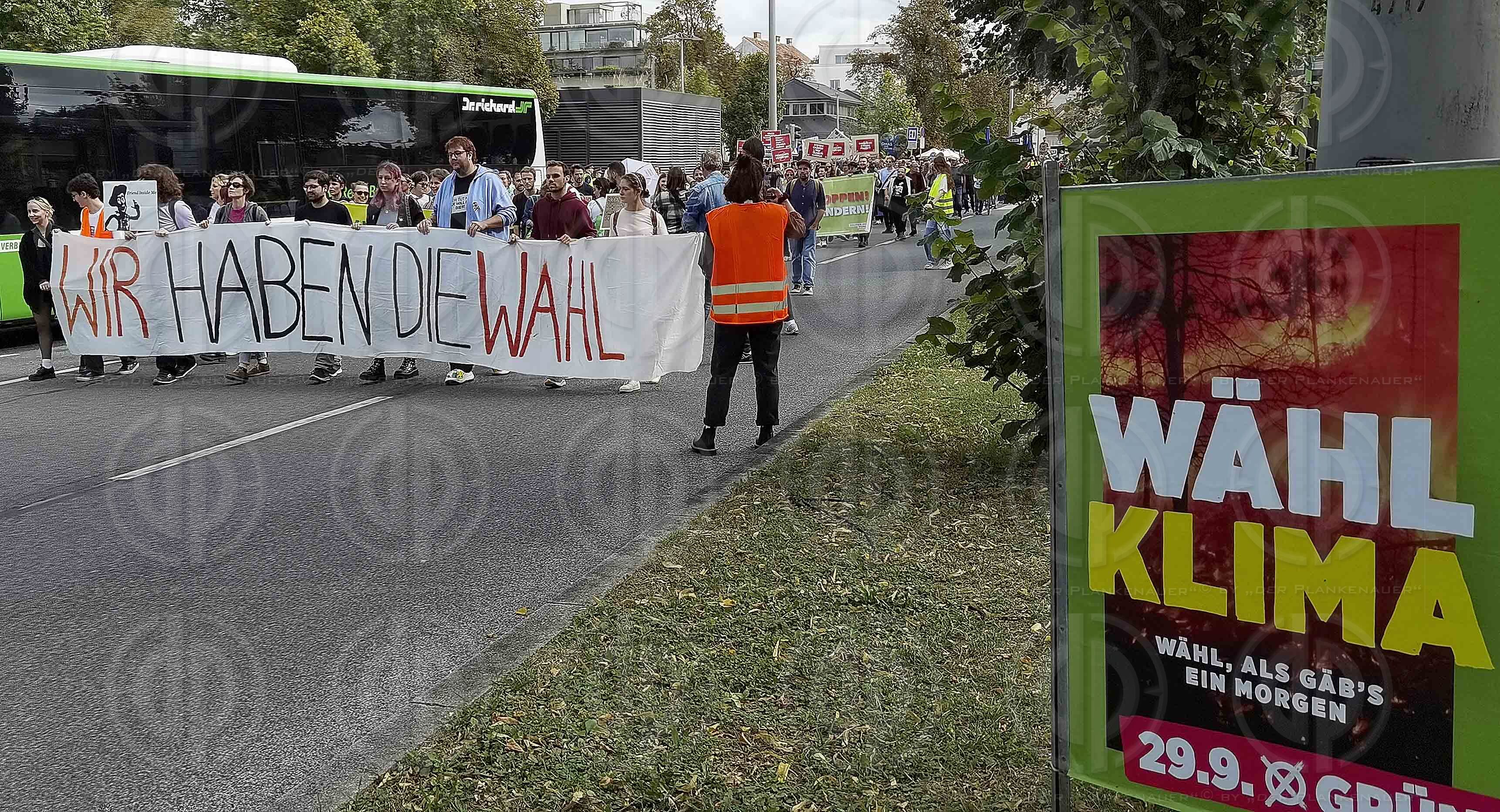 Klima-Demo der letzten Generation in Graz am 20.09..2024