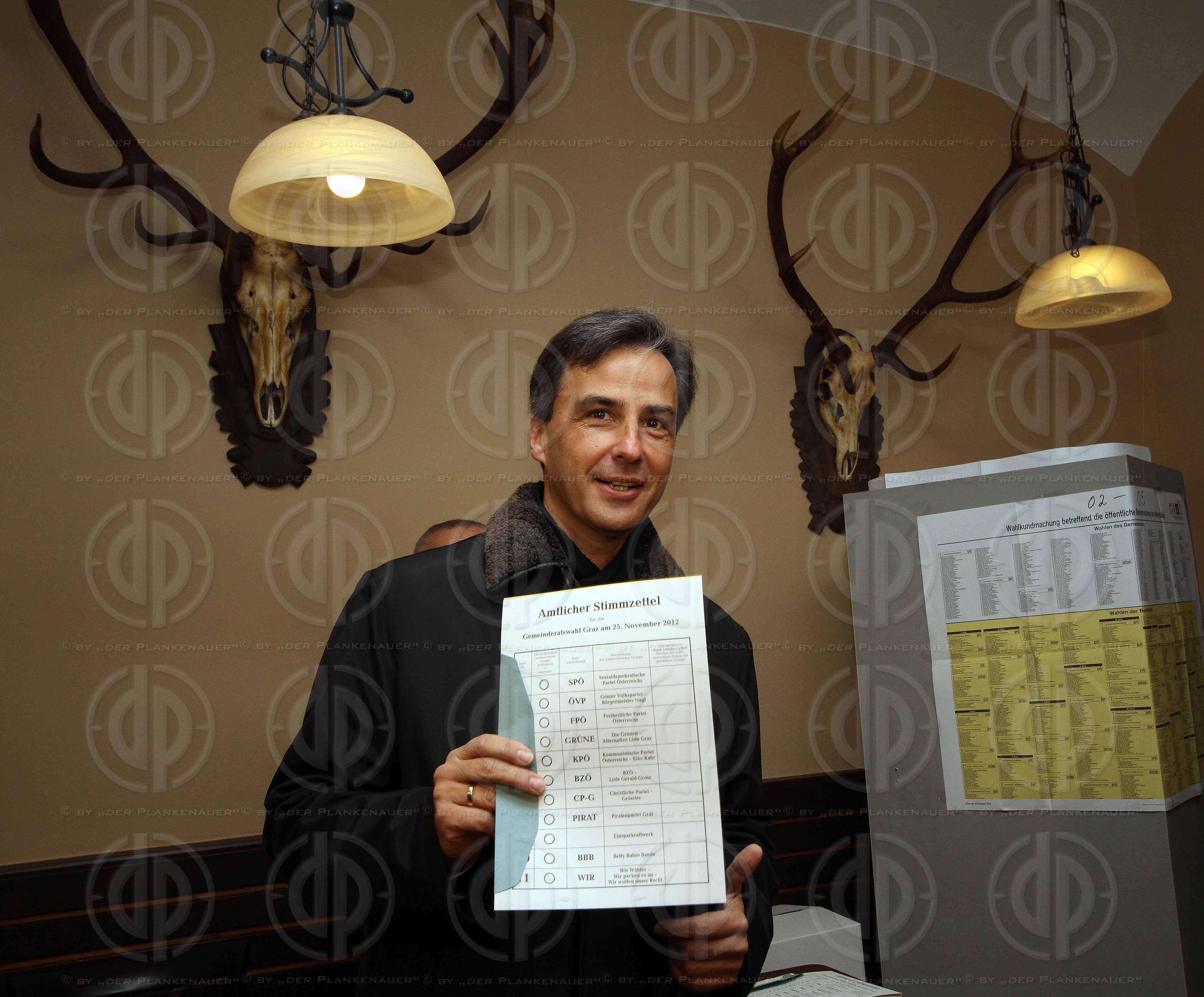 GR Wahl Graz 2012 - Stimmabgabe der Spitzenkandidaten