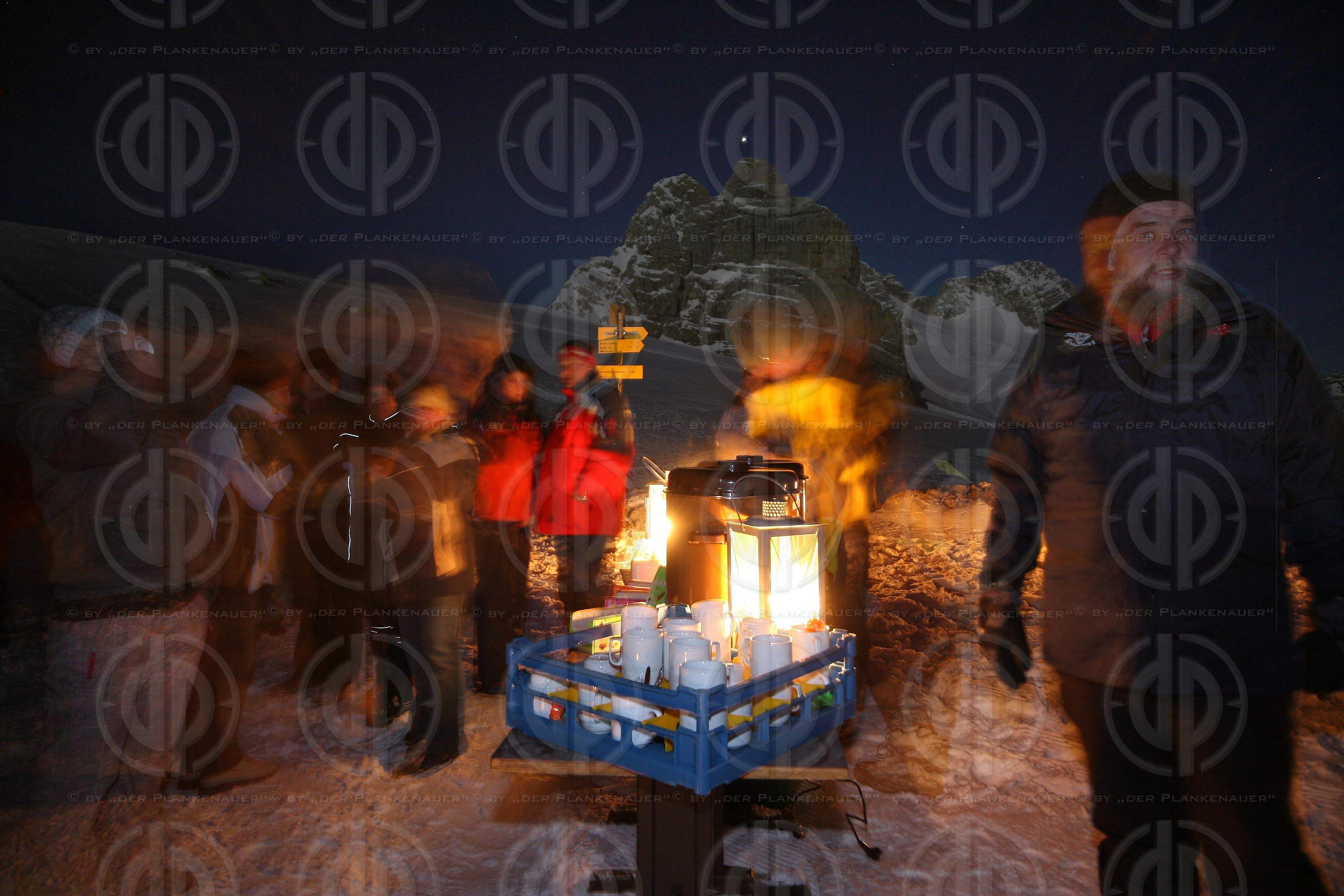 Mondscheinwandern am Dachsteingletscher