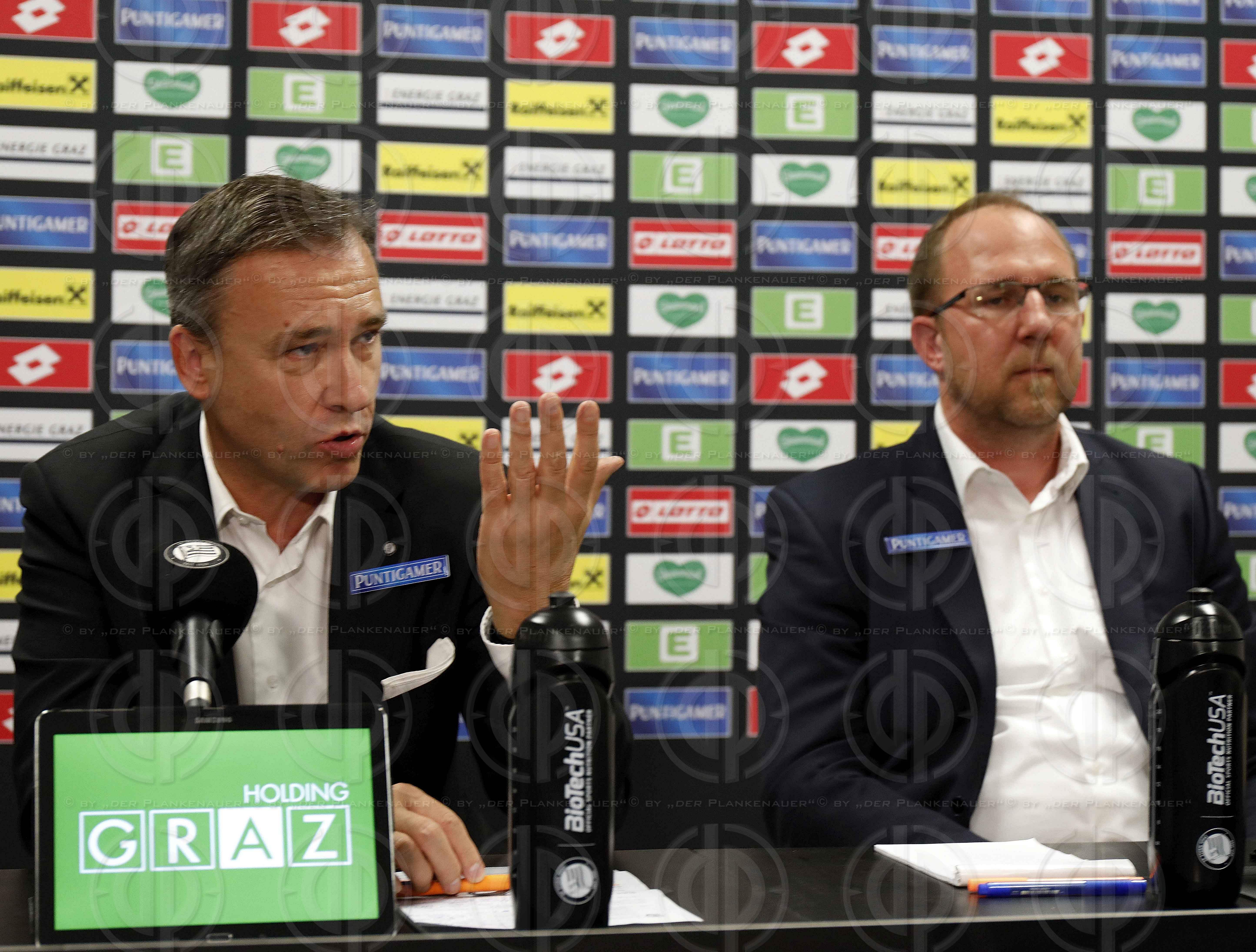 SK Sturm Pressekonfernz