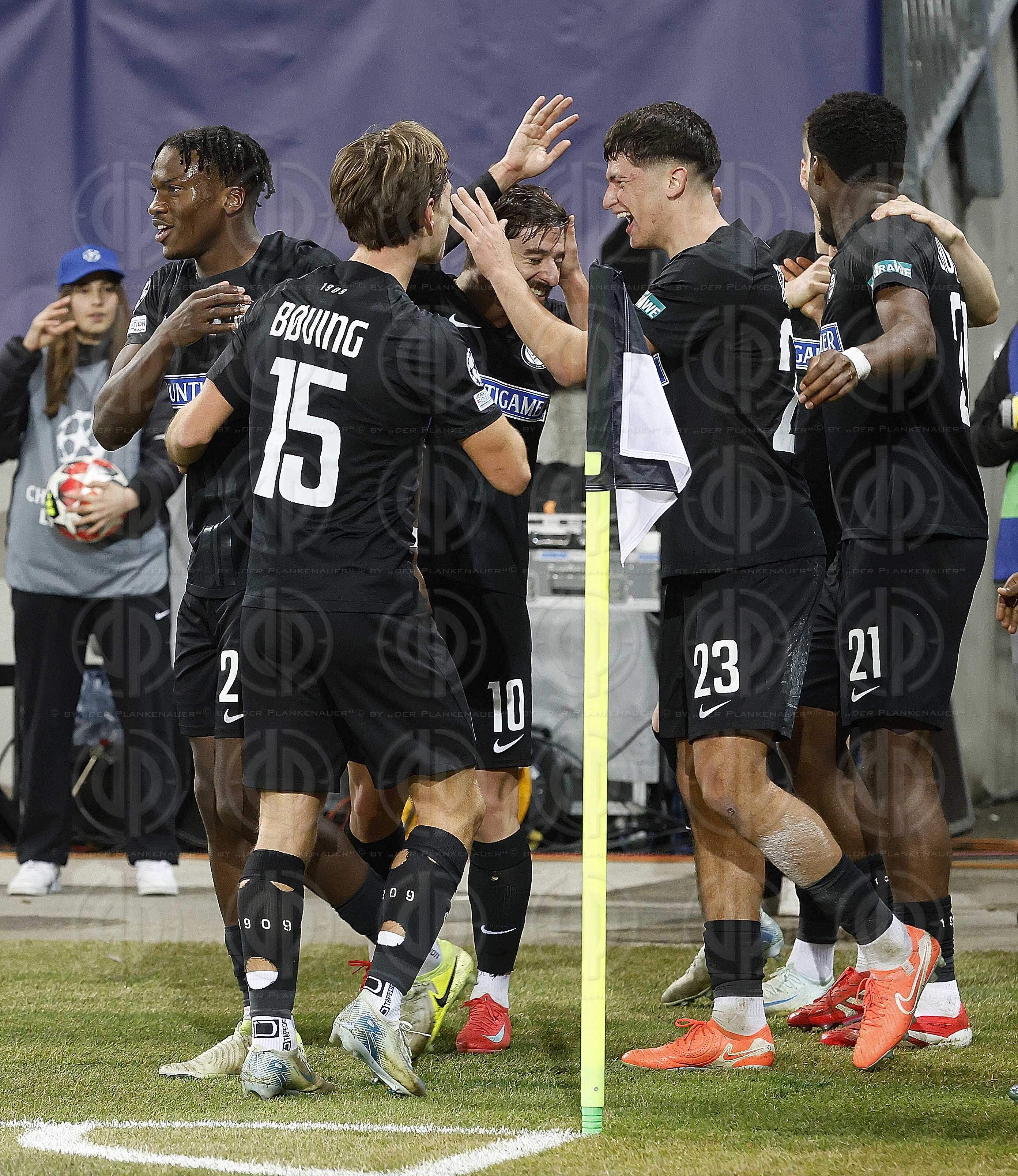 UEFA Champions League SK  Sturm vs. RB Leipzig (1:0) in Klagenfu