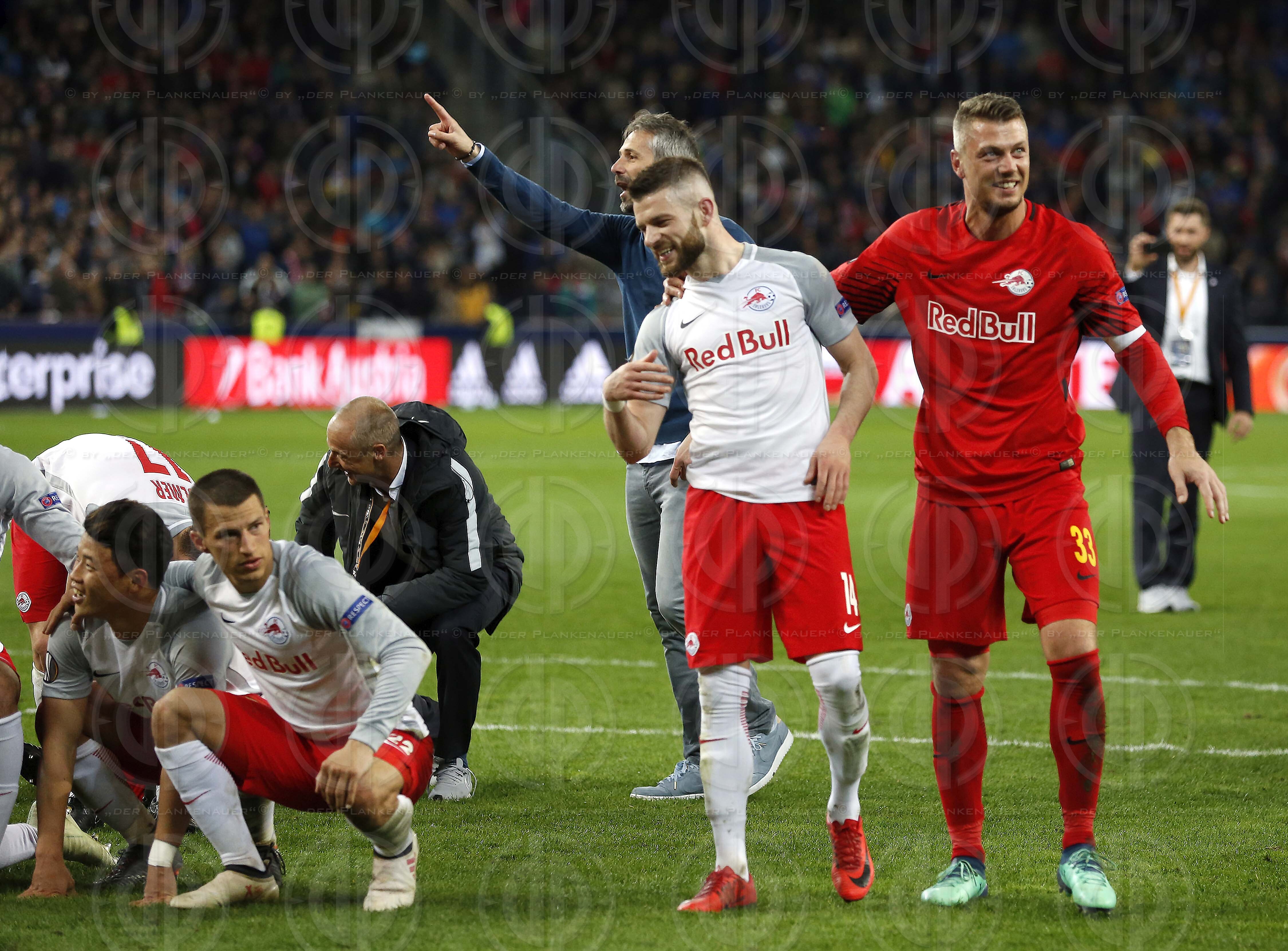 EL FC Salzburg vs. Lazio Rom (4:1)