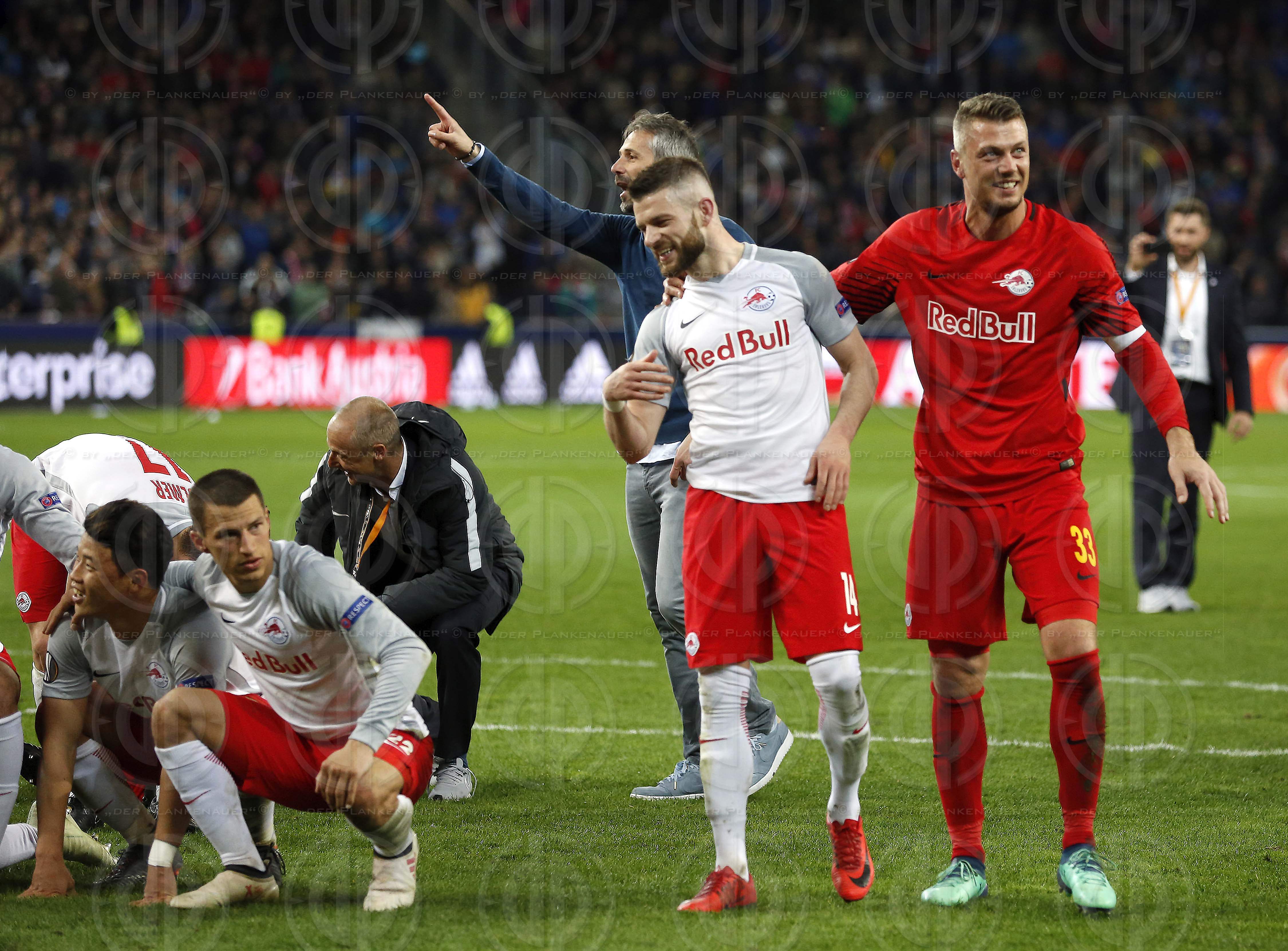 EL FC Salzburg vs. Lazio Rom (4:1)
