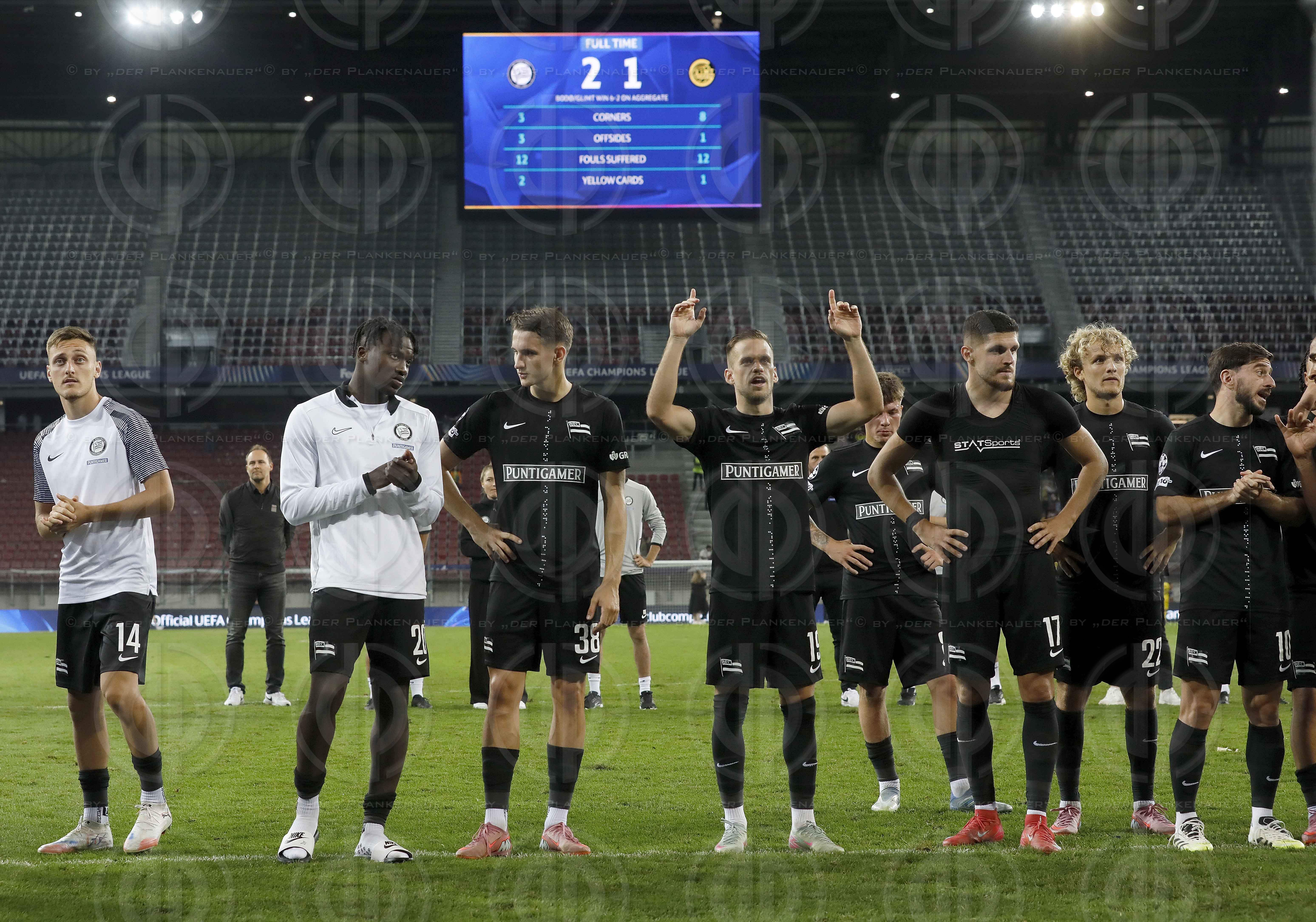 CL Play-off Sturm vs. Bodö/Glimt (2:1) am 26.08.2025