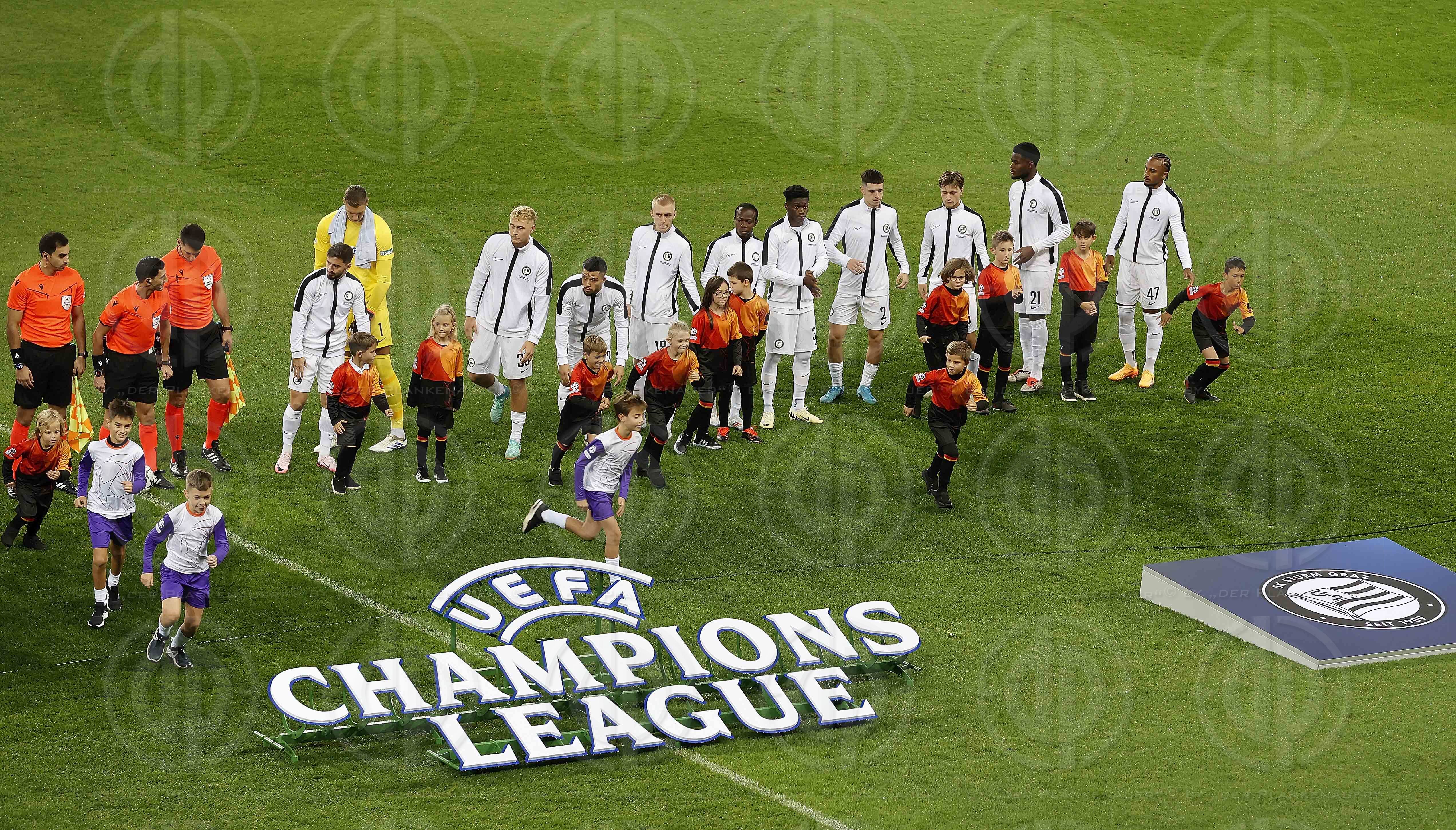 UEFA Champions League SK  Sturm vs. FC Brügge (0:1) in Klagenfu