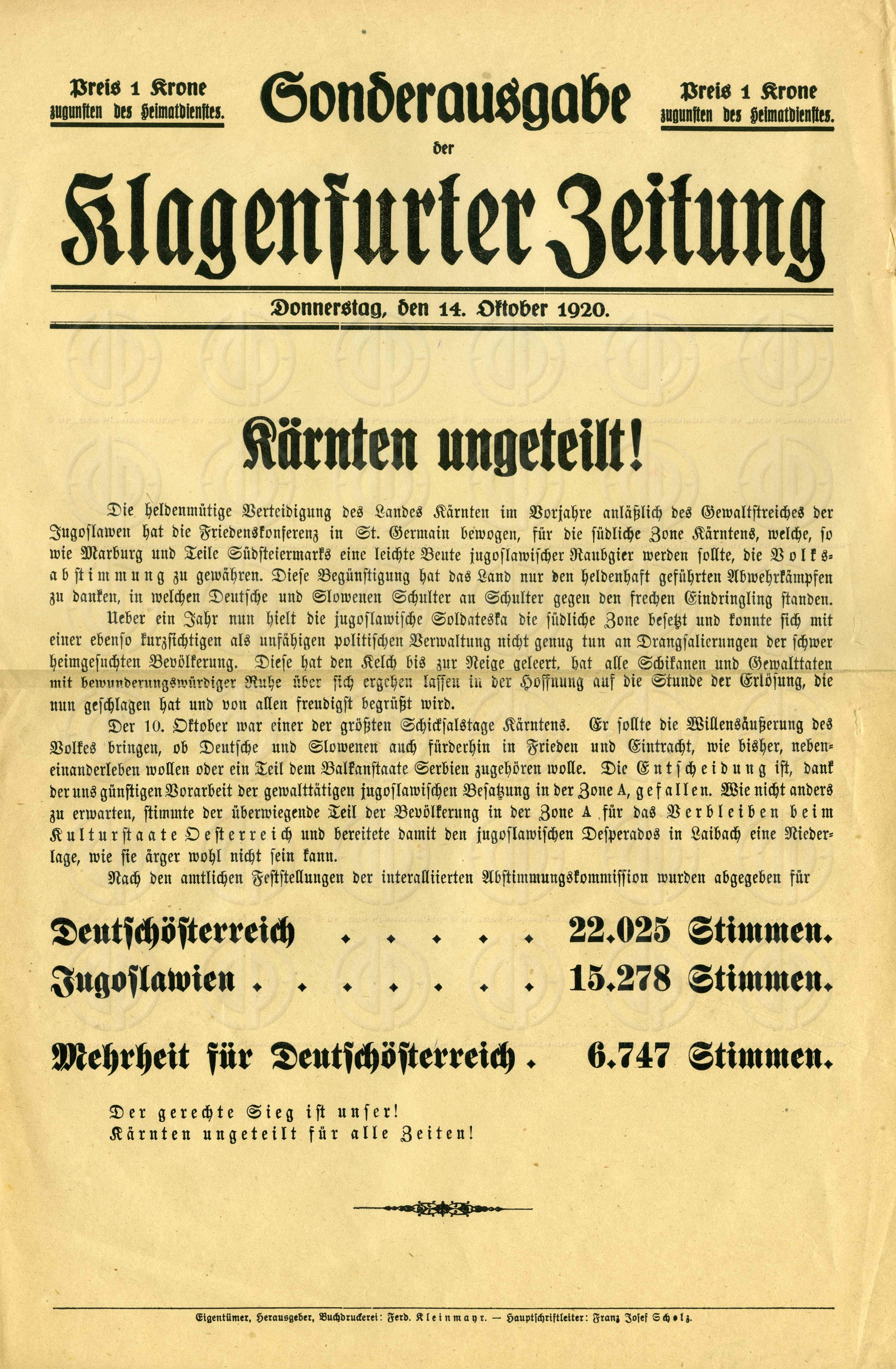 Kärntner Volksabstimmung 1920