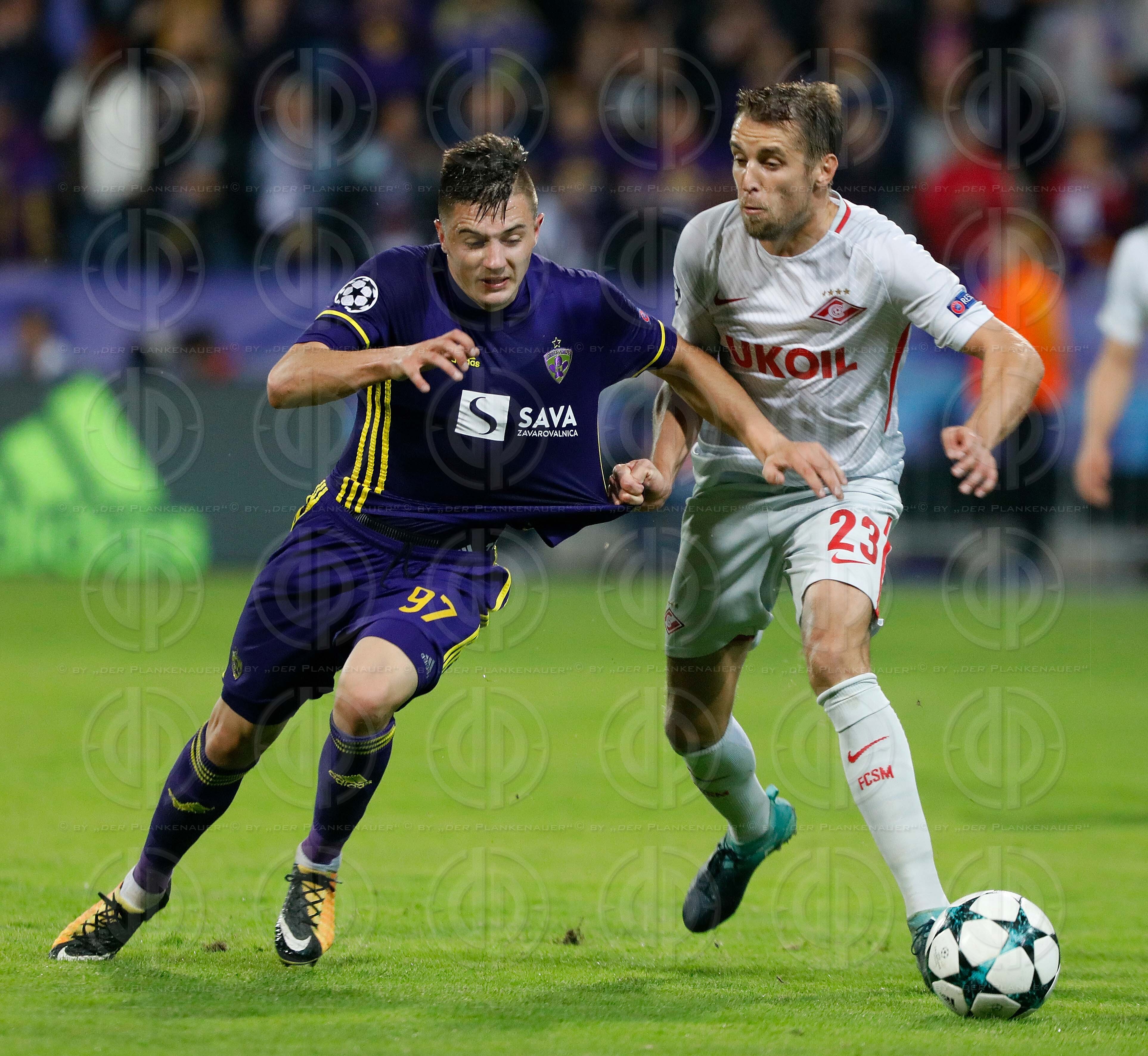 CL NK Maribor vs. FC Spartak Moskau (1.1 Endstand, 0:0 Pause)