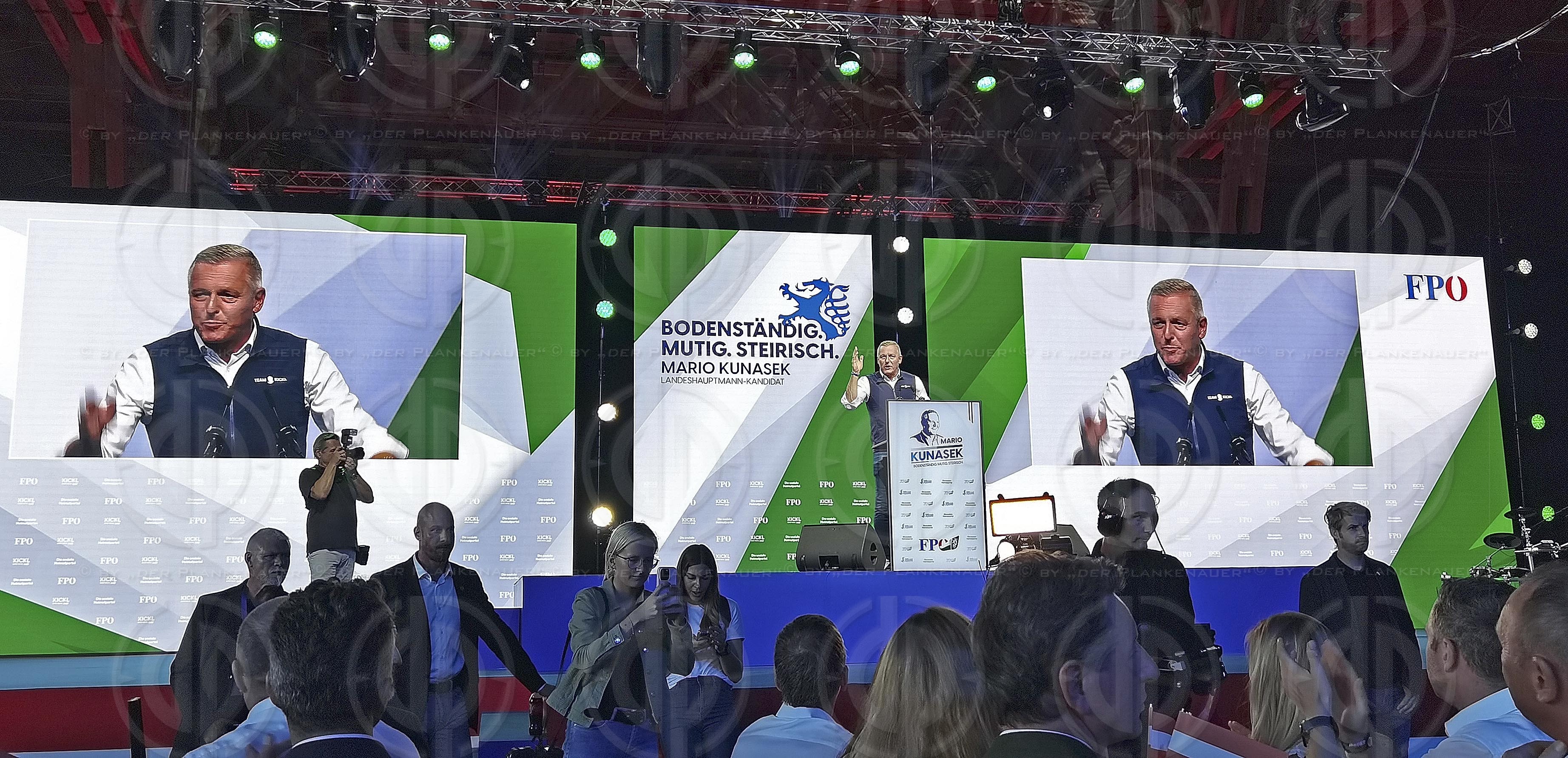 NR-Wahl24 - Wahlkampfauftakt der FPÖ am 07.09.2024