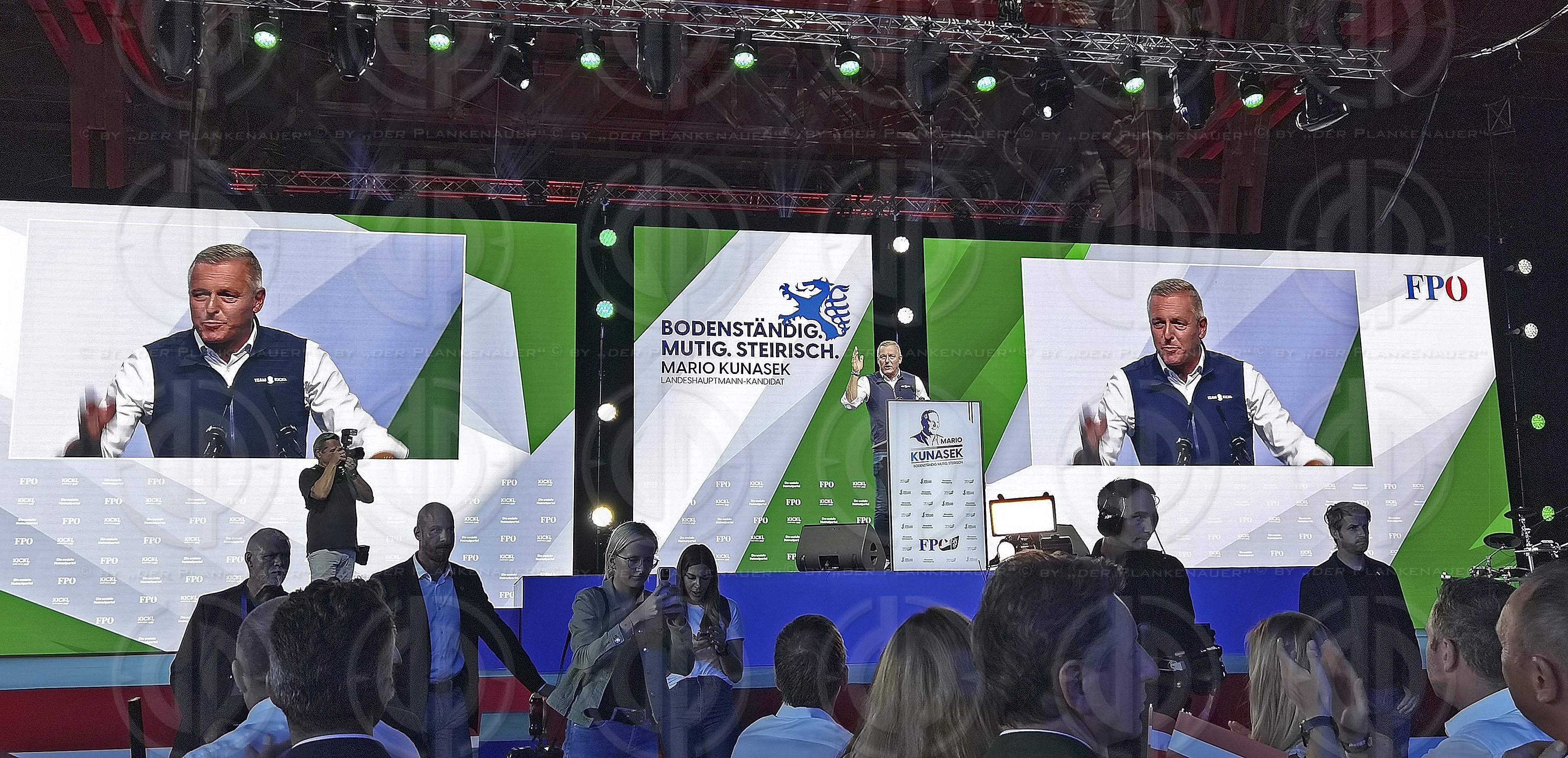 NR-Wahl24 - Wahlkampfauftakt der FPÖ am 07.09.2024