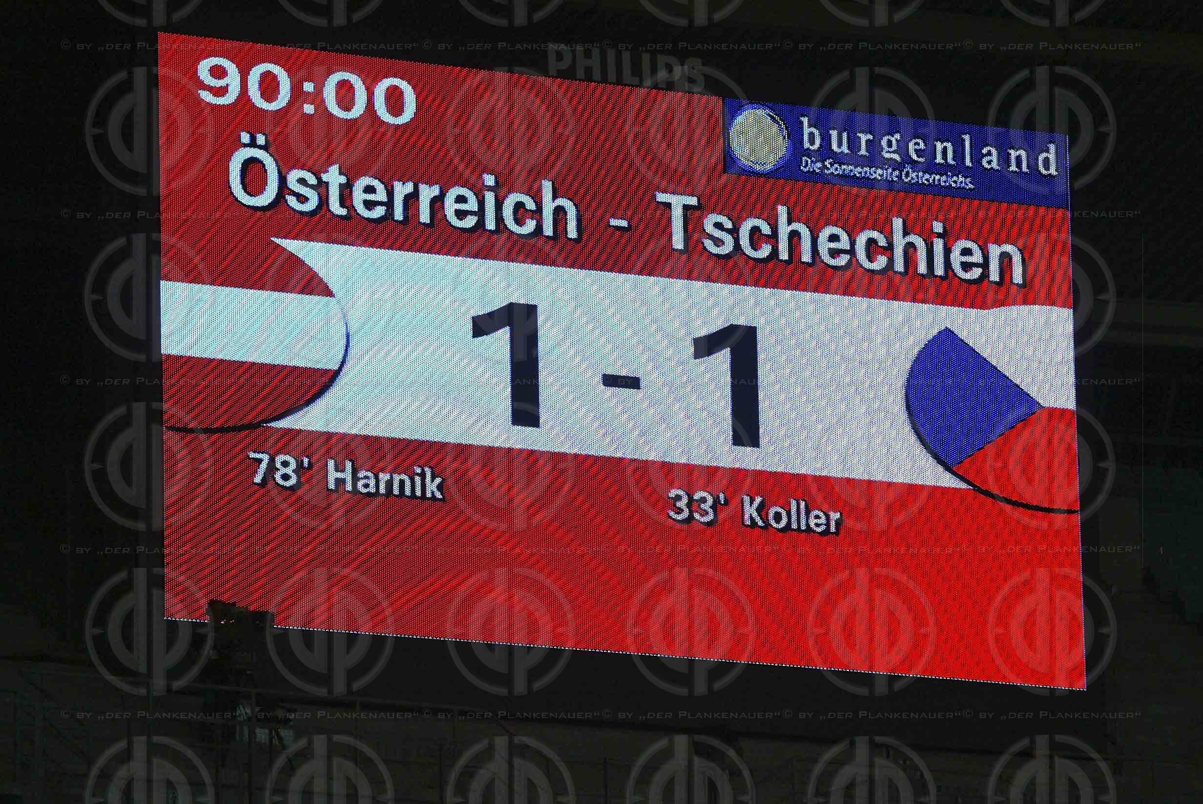 Oesterreich vs. Tschechien (1:1)