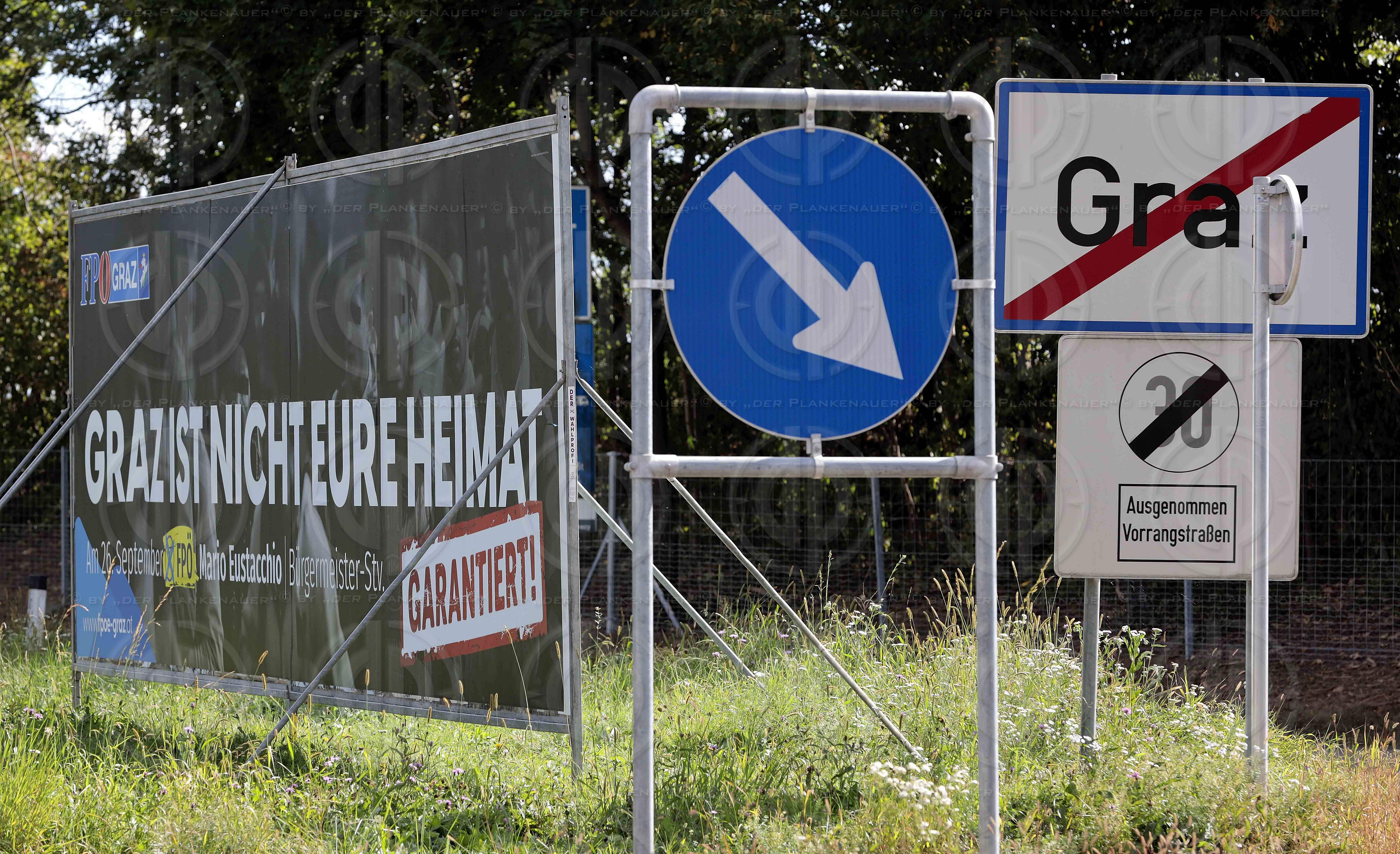 GR-Wahl 2021 Graz - Wahlplakate