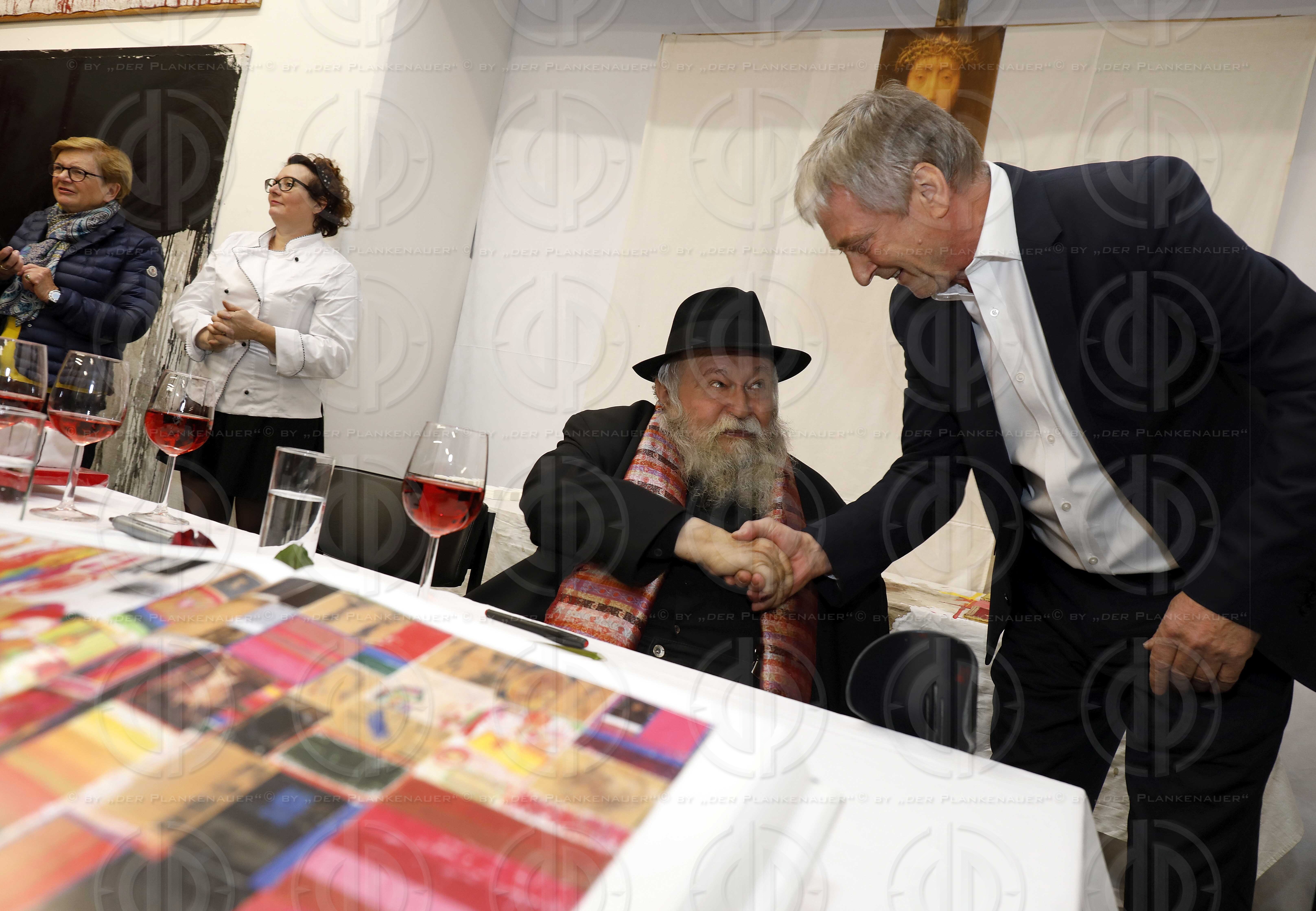 Fruehschoppen mit Hermann NITSCH