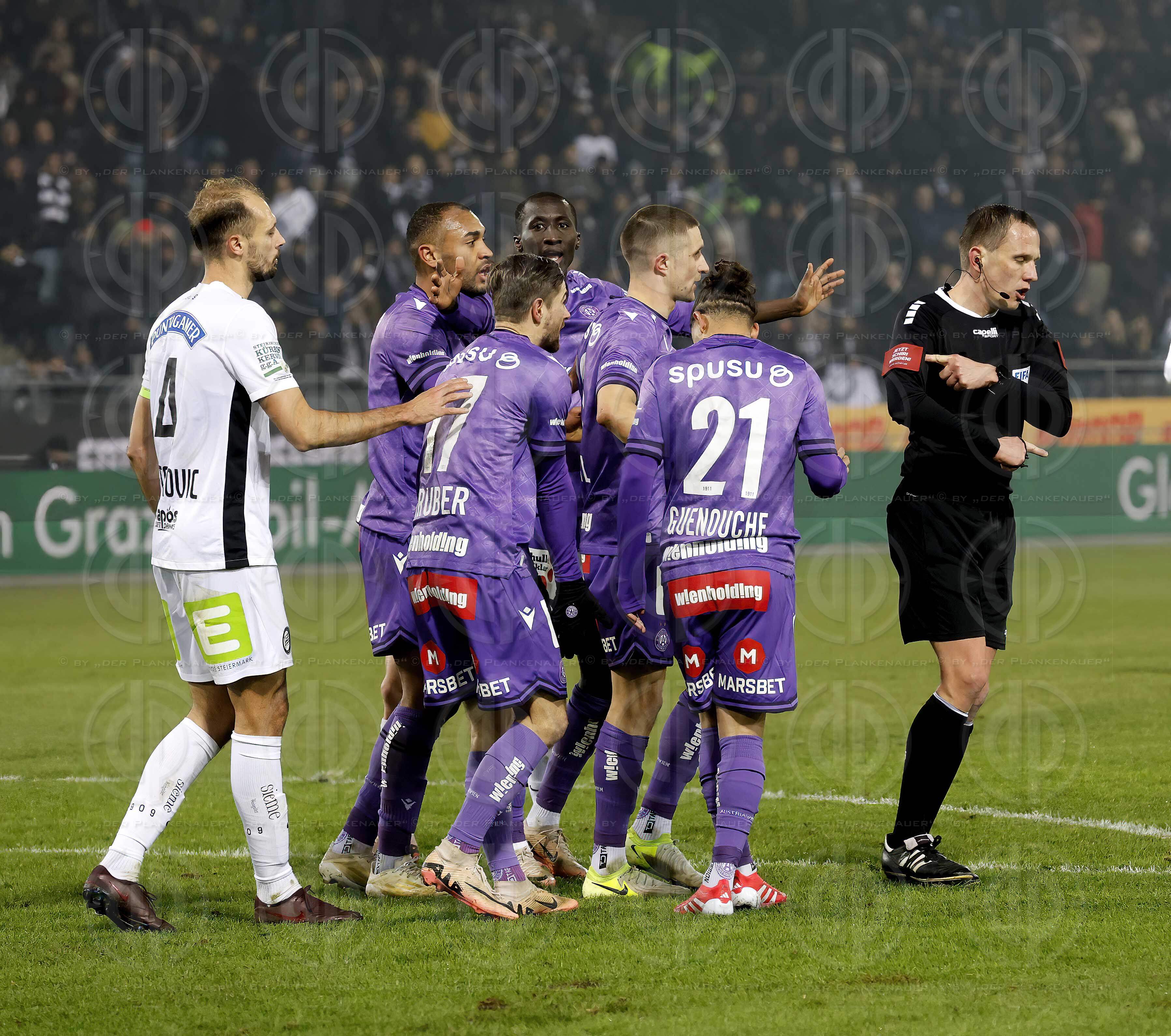SK Sturm vs. FK Austria Wien (2:2) am 07.02.2025