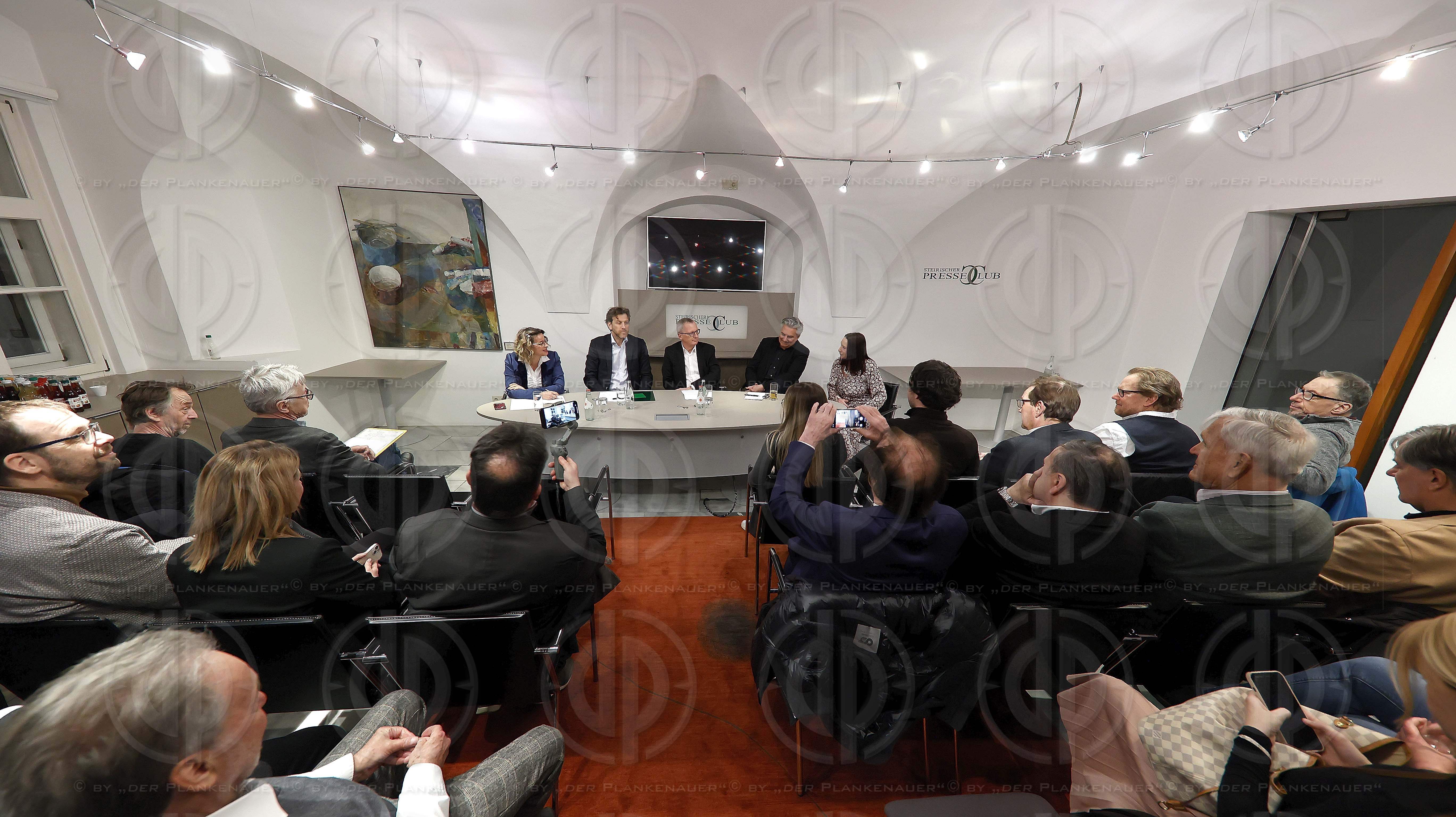 Presseclub Stmk.: Runde der Chefredakteure am 26.02.2024