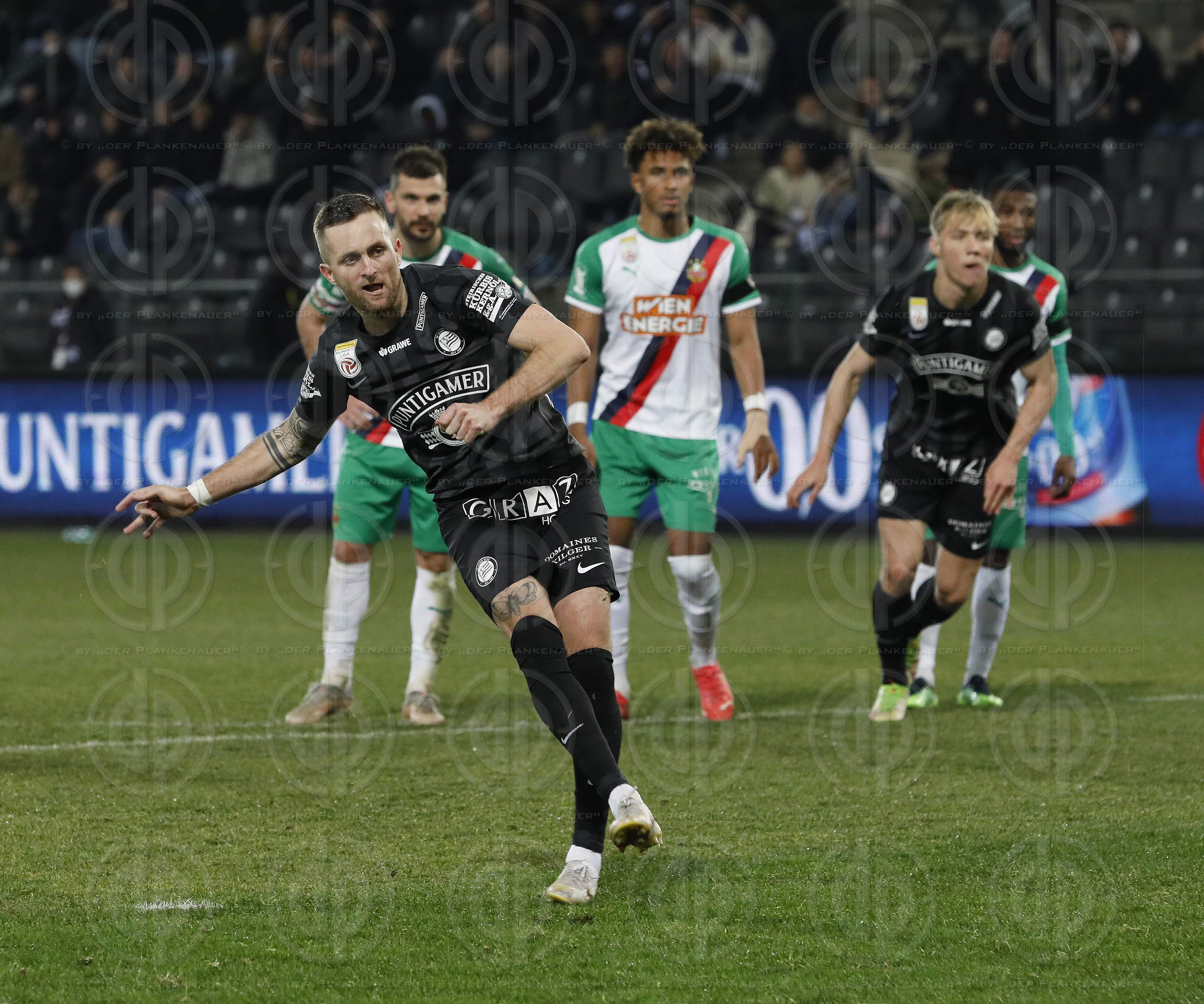 SK Sturm vs. Rapid Wien (2:2) am 20.02.2022
