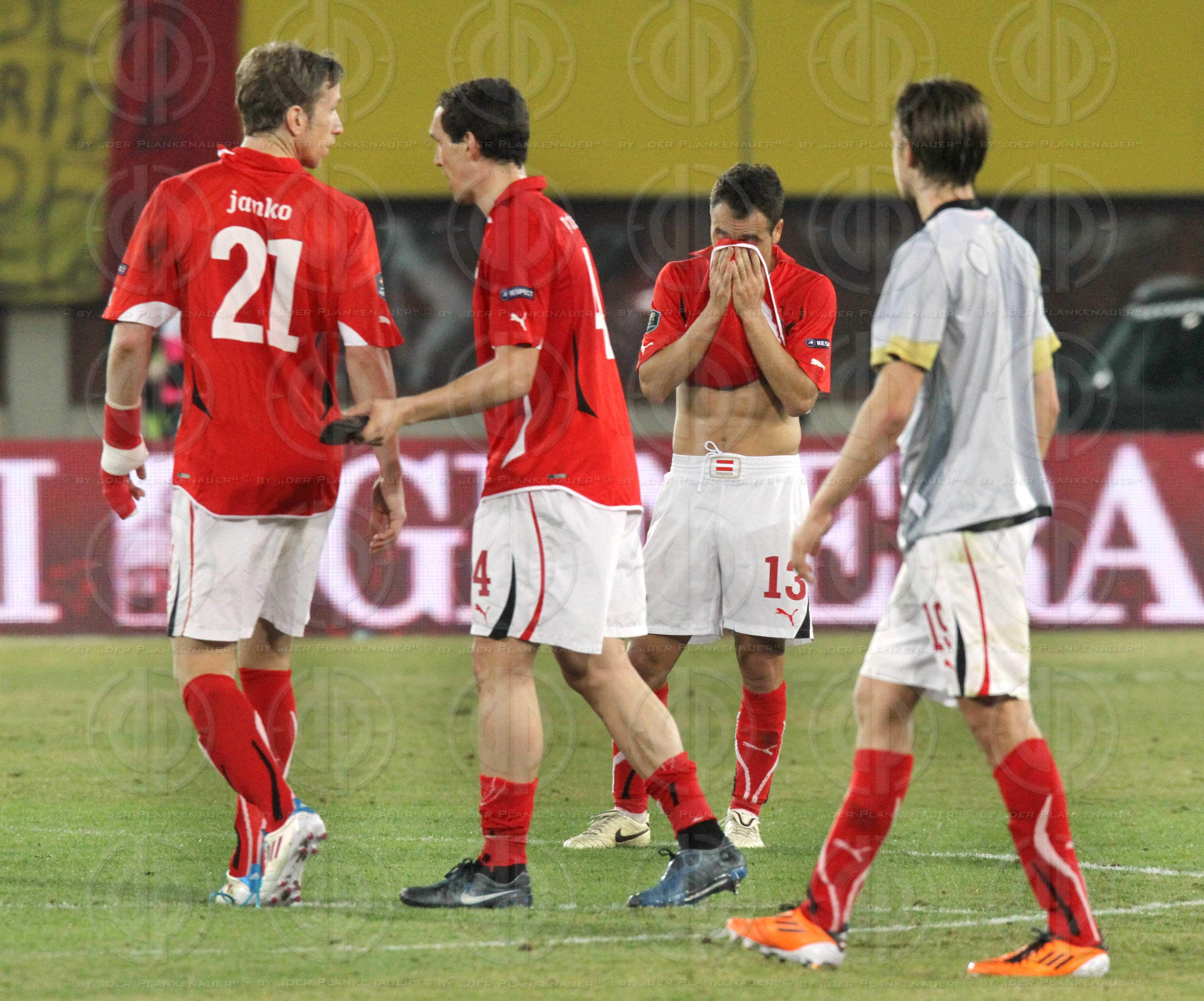Qualifikation zur UEFA EURO 2012 Österreich vs. Belgien (0:2)