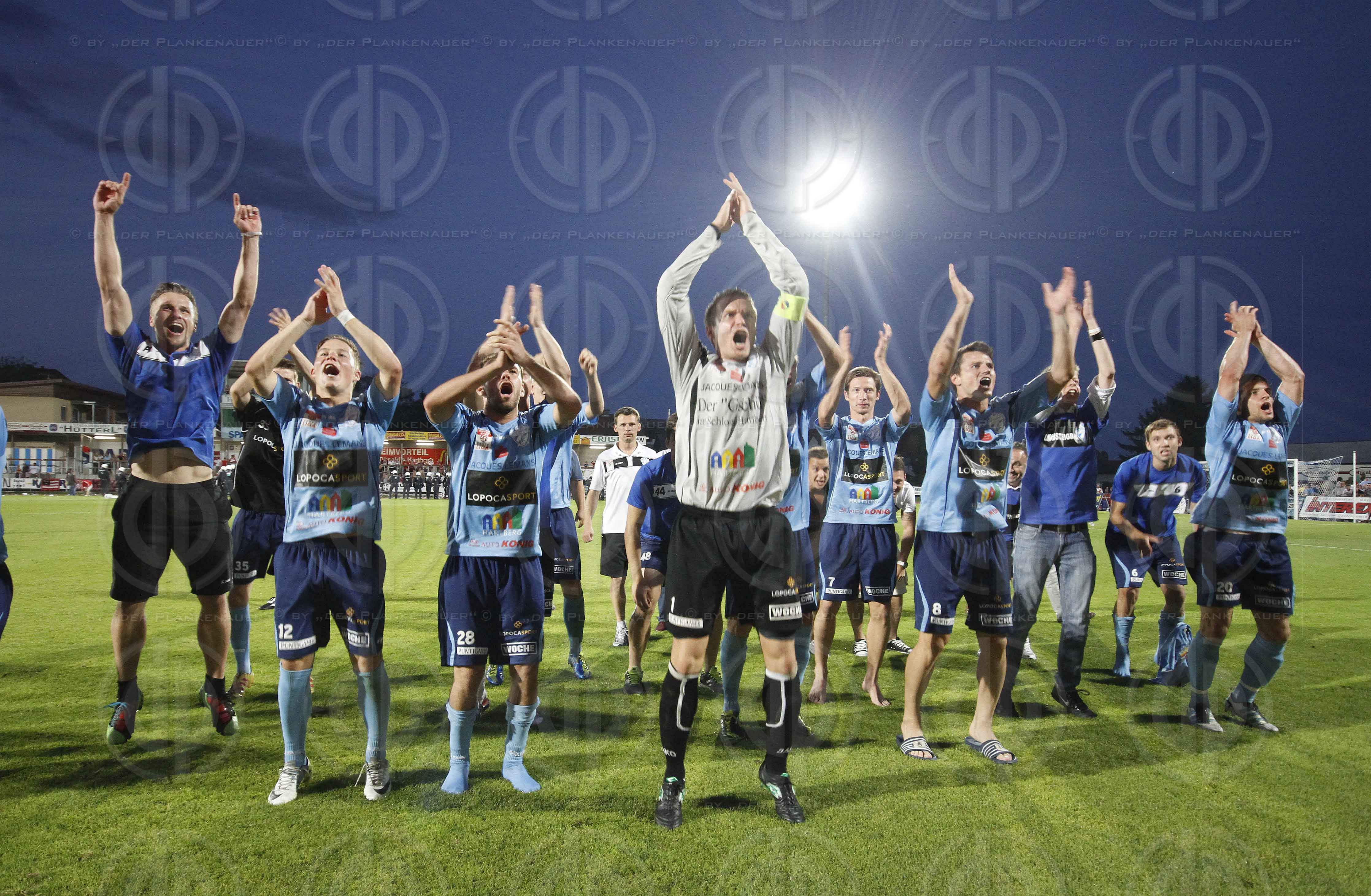 Relegation Hartberg vs. GAK (3:0, Spielabbruch)