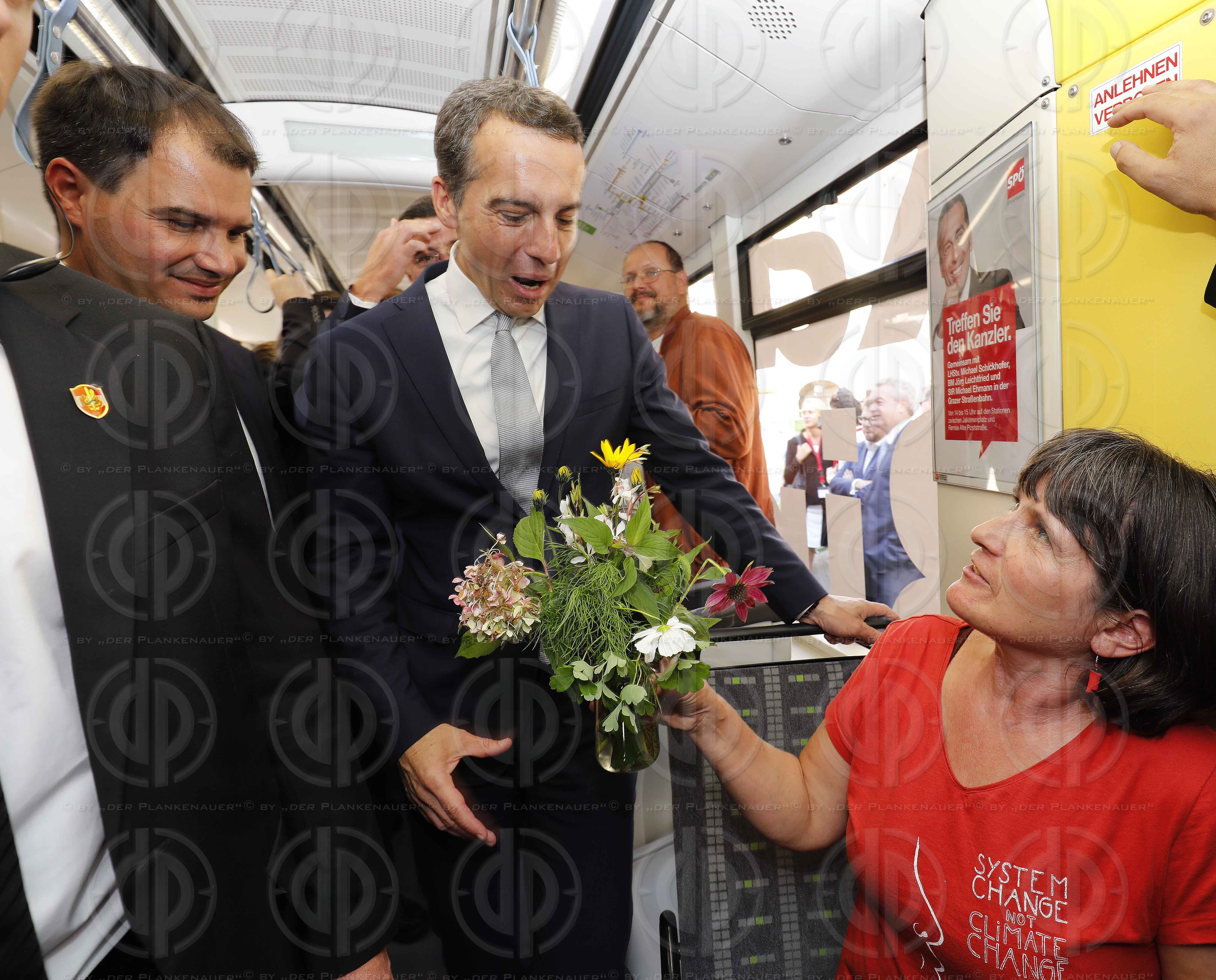 BK Kern fährt mit Grazer Strassenbahn