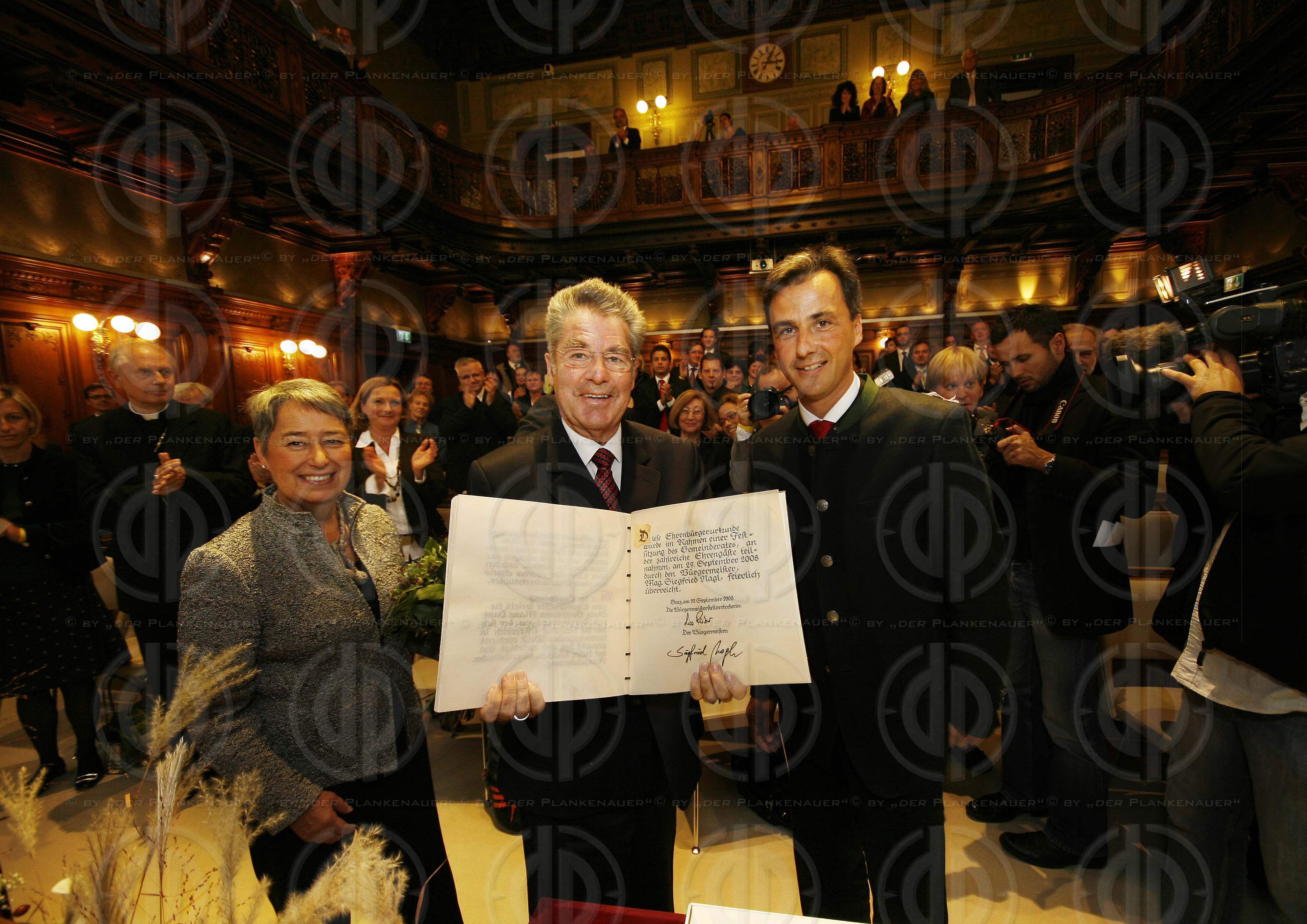 Ehrenbürgerfeier für BP Dr. Heinz FISCHER