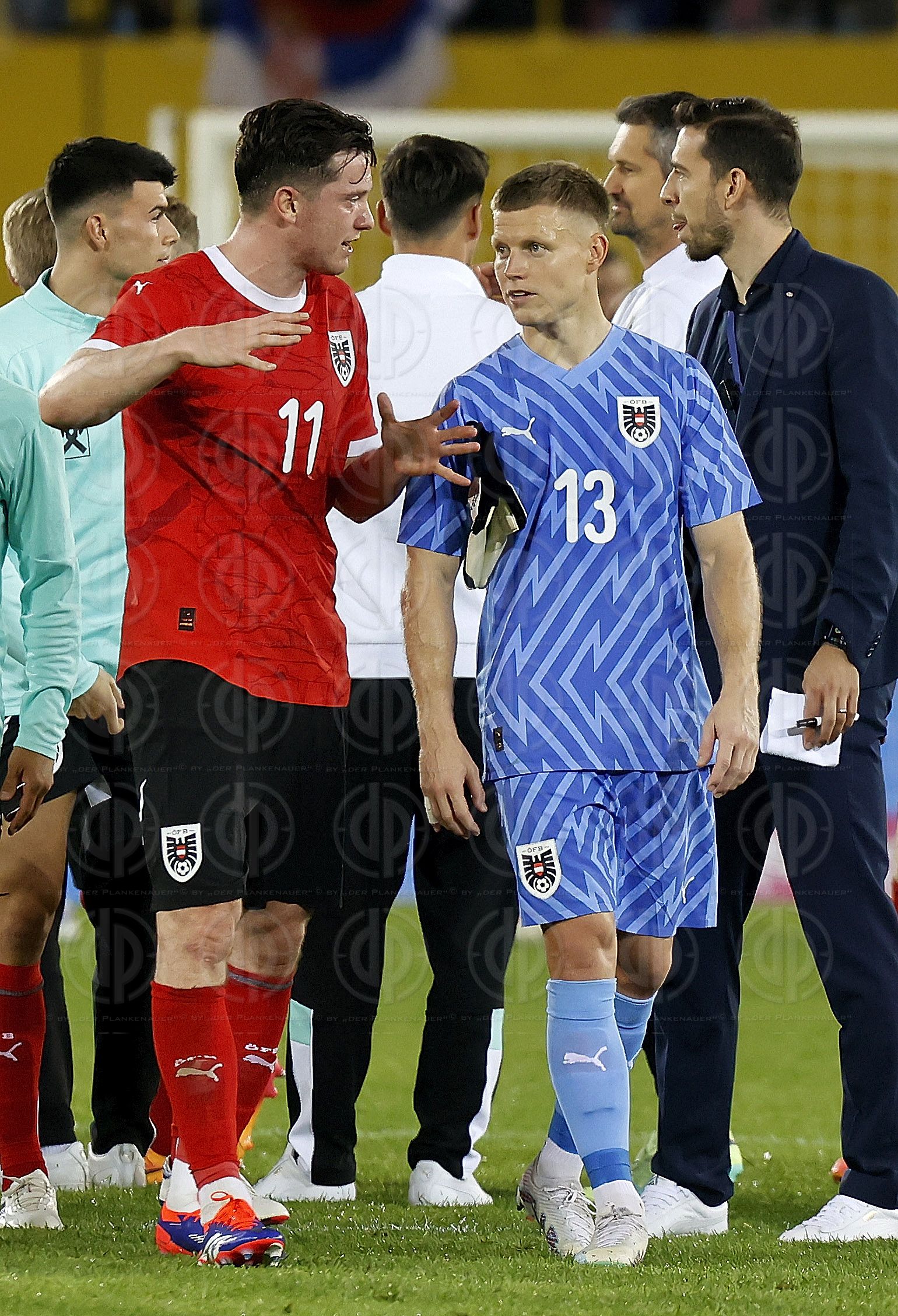 Länderspiel Österreich vs. Serbien (2:1) am 04.06.2024