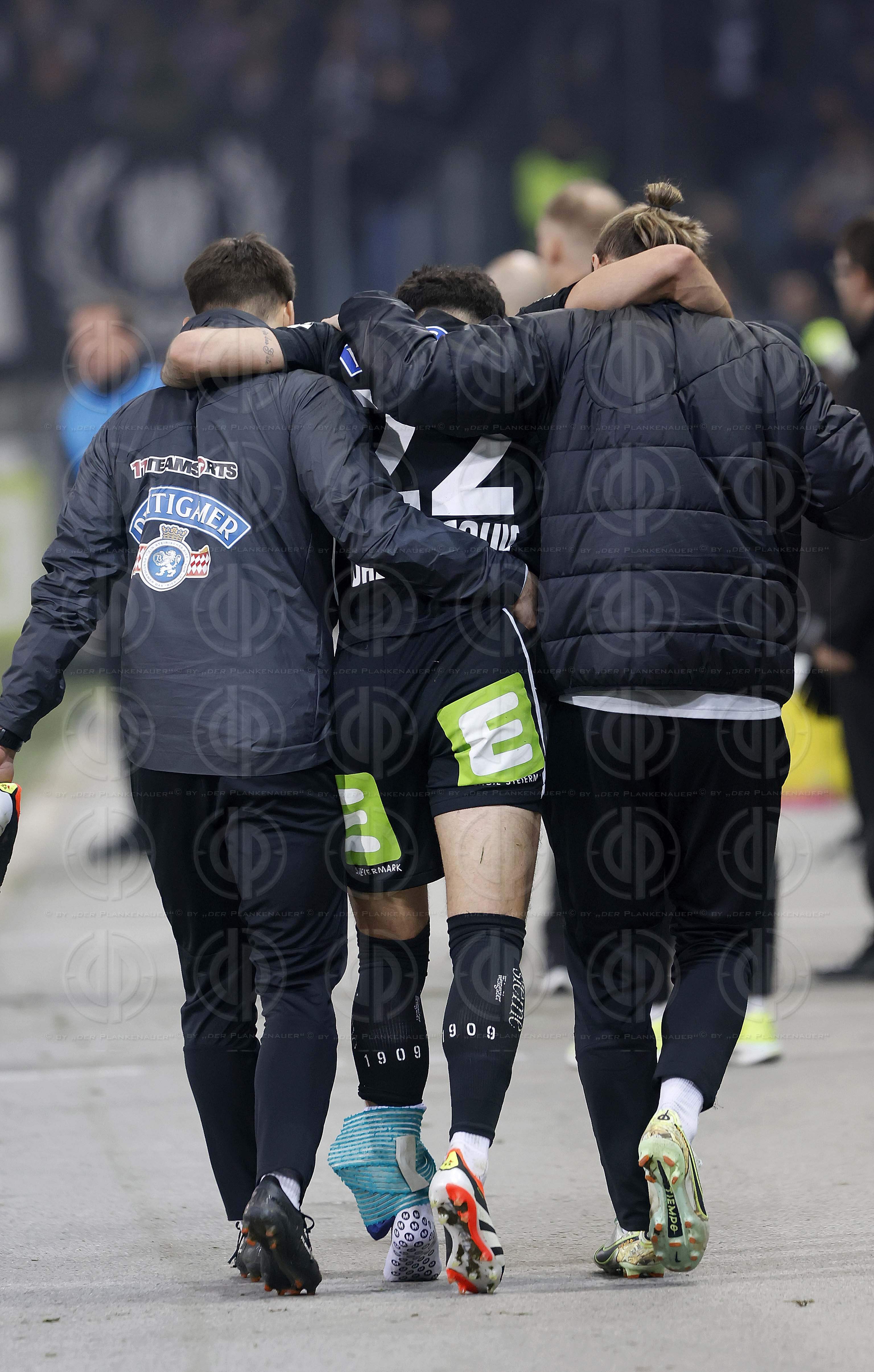 SK Sturm vs. SK Rapid (1:1) am 18.02.2024